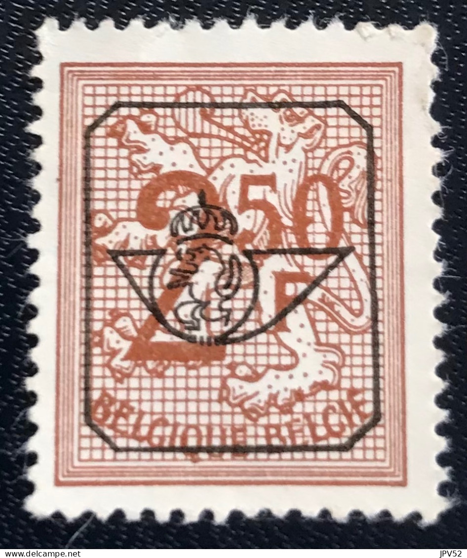 België - Belgique - C18/9 - 1970 - (°)used - Michel 1603V - Voorafgestempeld - Cijfer Op Heraldieke Leeuw - Typos 1951-80 (Chiffre Sur Lion)