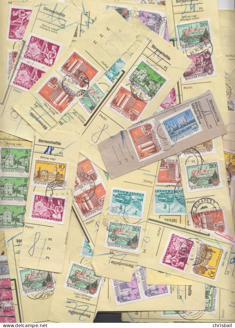 Hungary Stamps On Paper Ex Official Forms Etc 90grm - Dienstzegels