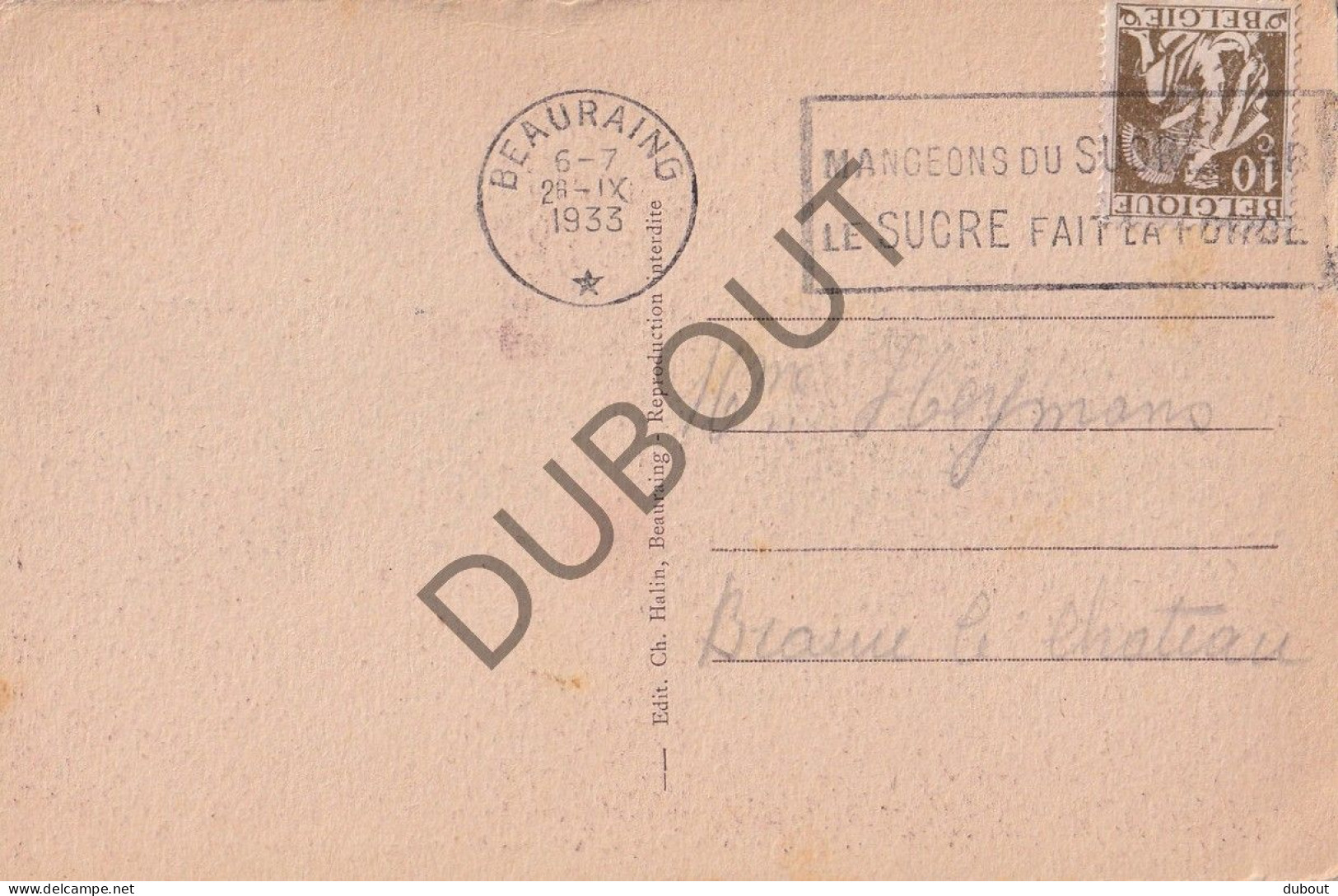 Postkaart/Carte Postale - Beauraing - Pensionnat (C4661) - Beauraing