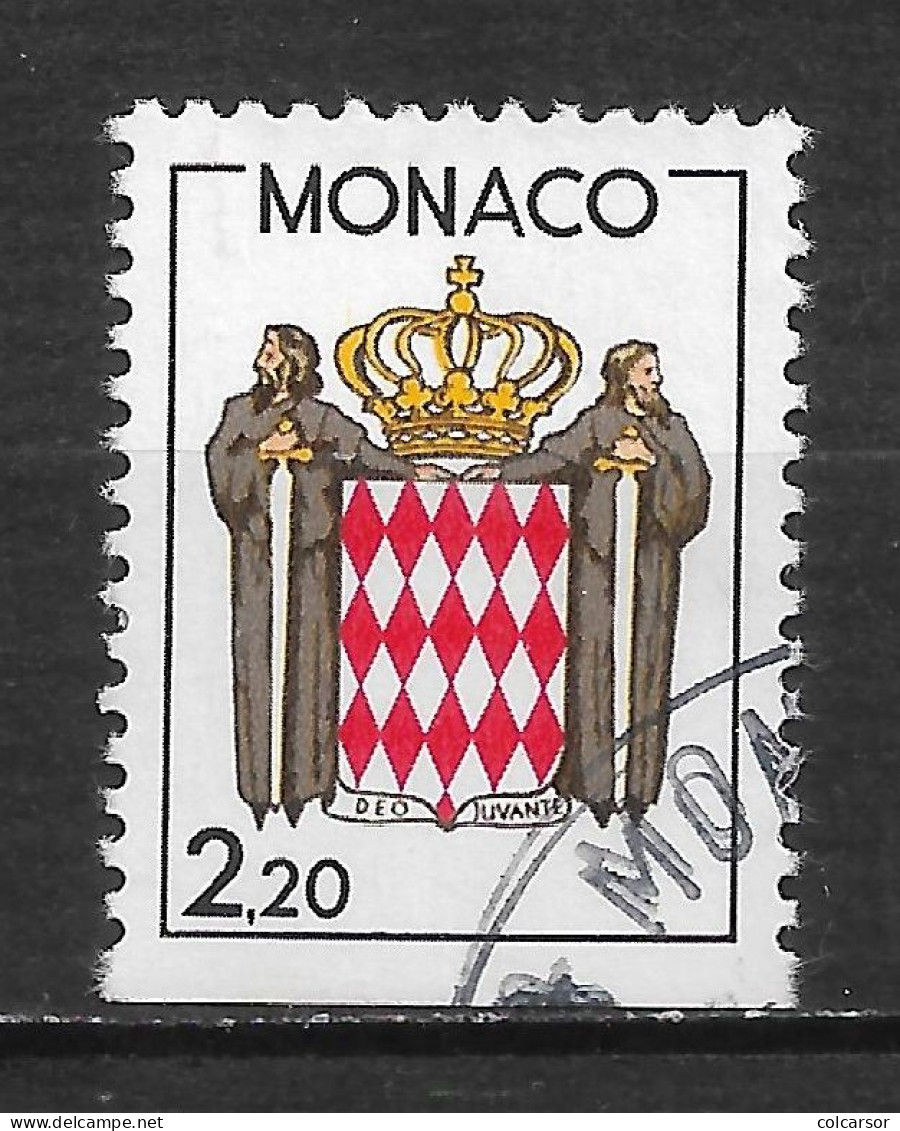 MONACO  N°1613 "ARMOIRIES" - Oblitérés