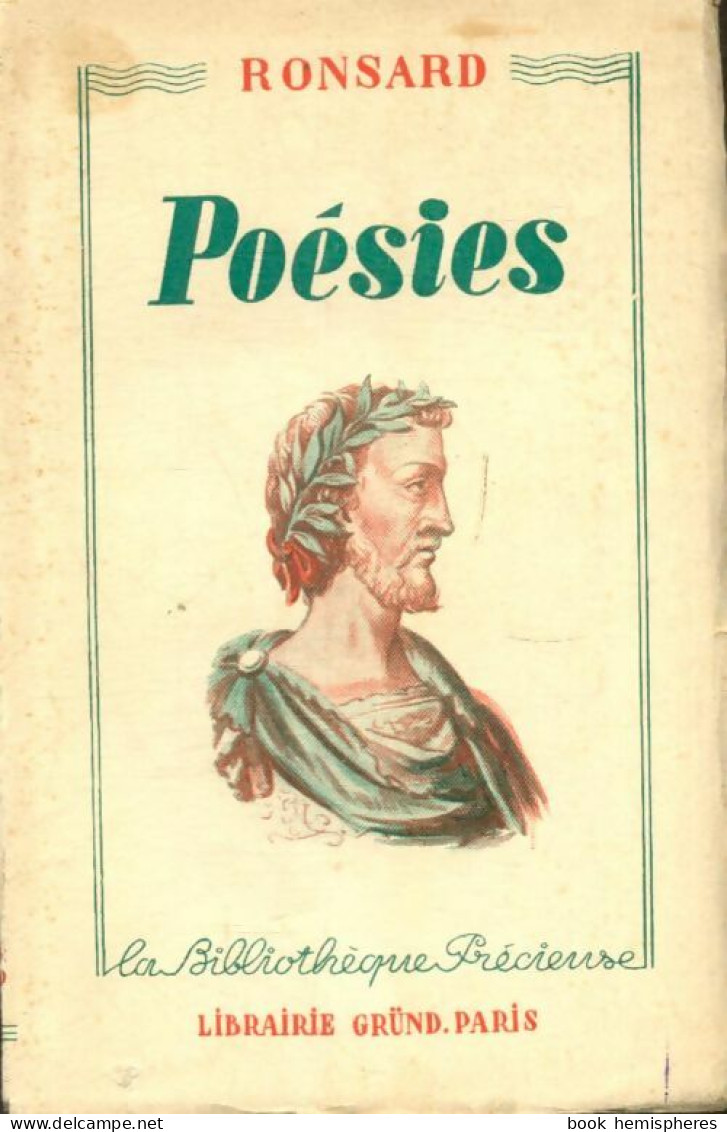 Poésies De Ronsard (1939) - Autres & Non Classés