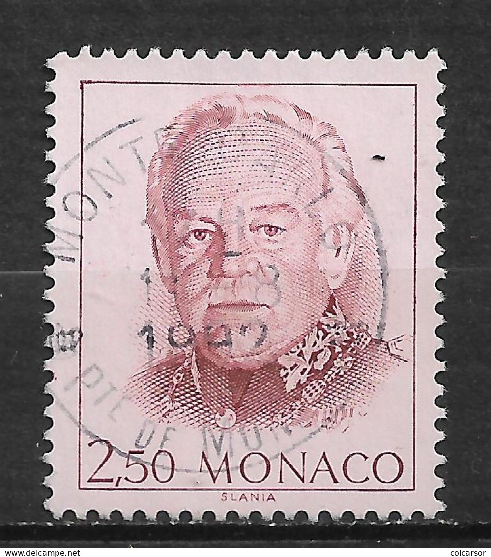 MONACO  N°1780 " RAINIER " - Usati