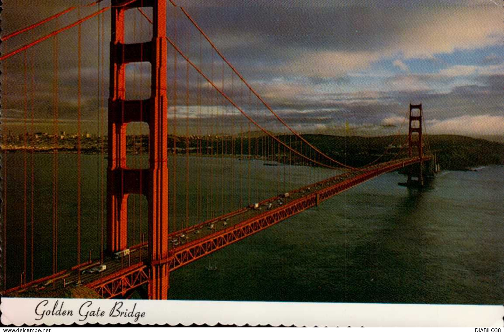 SAN FRANSISCO  ( ETATS - UNIS )  CALIFORNIE  _  THE GOLDEN GATE BRIDGE IN THE LATE AFTERNOON - San Francisco