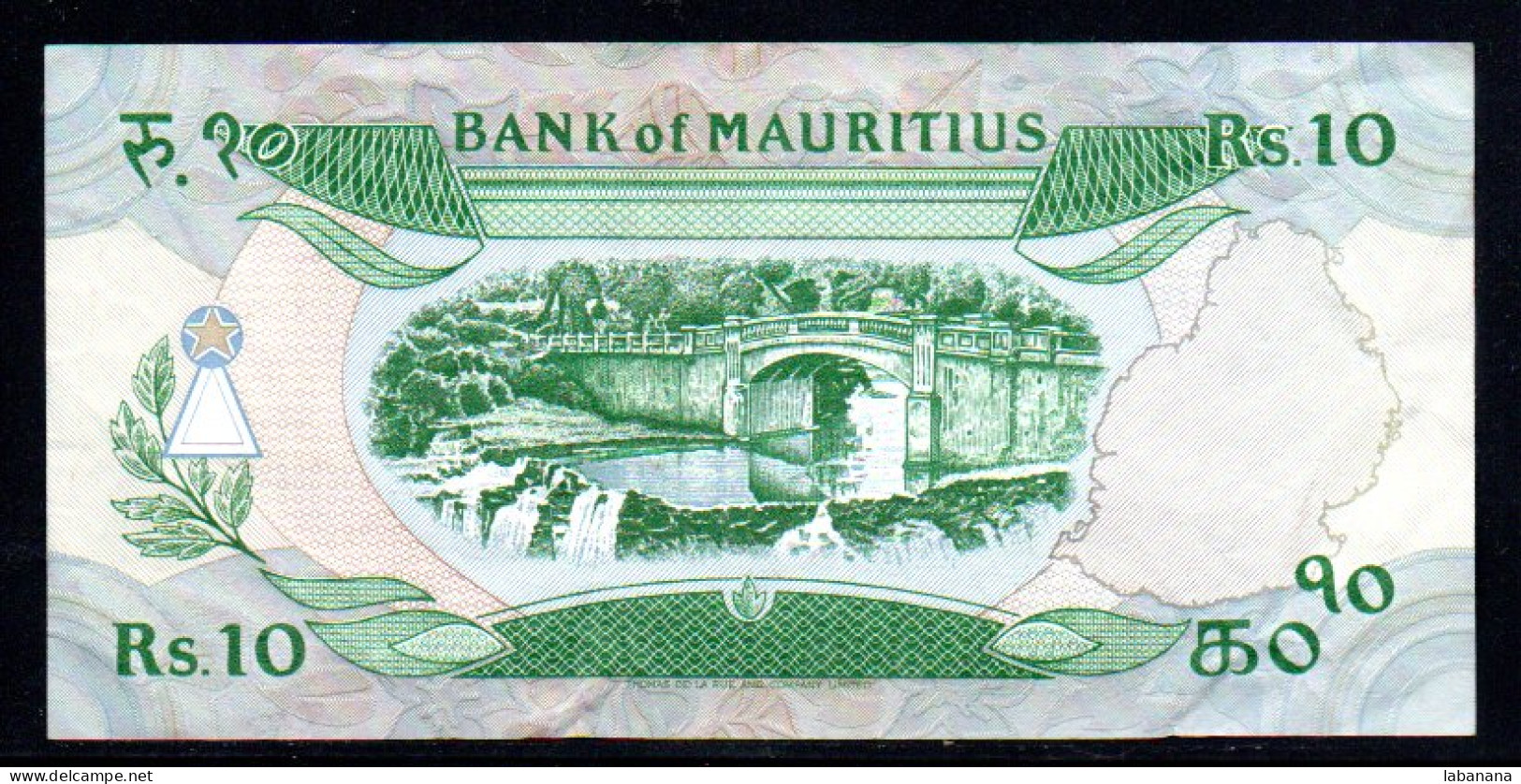 492-Maurice 10 Rupees 1985 A2 - Mauricio