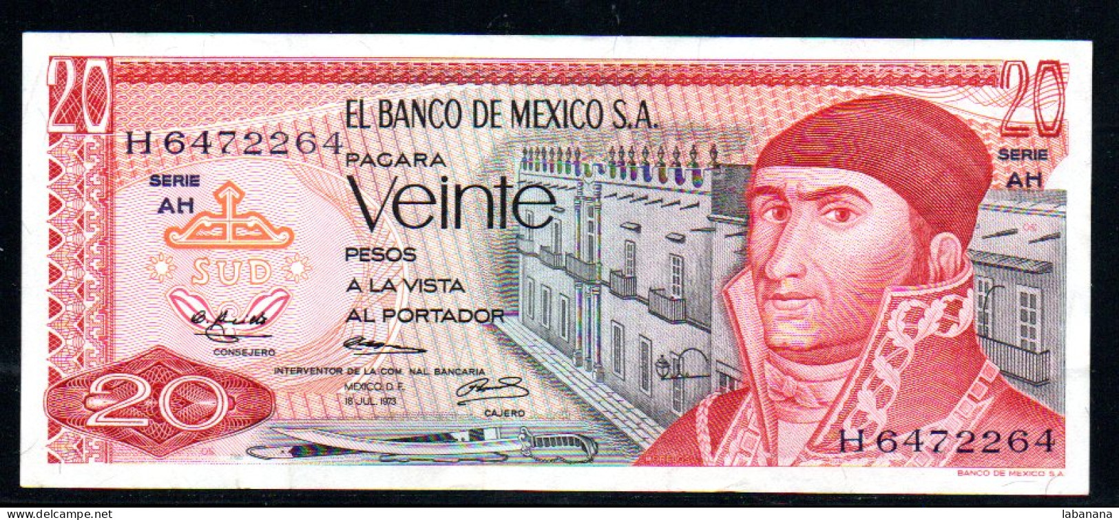 552-Mexique 20 Pesos 1973 AH H647 - Mexique