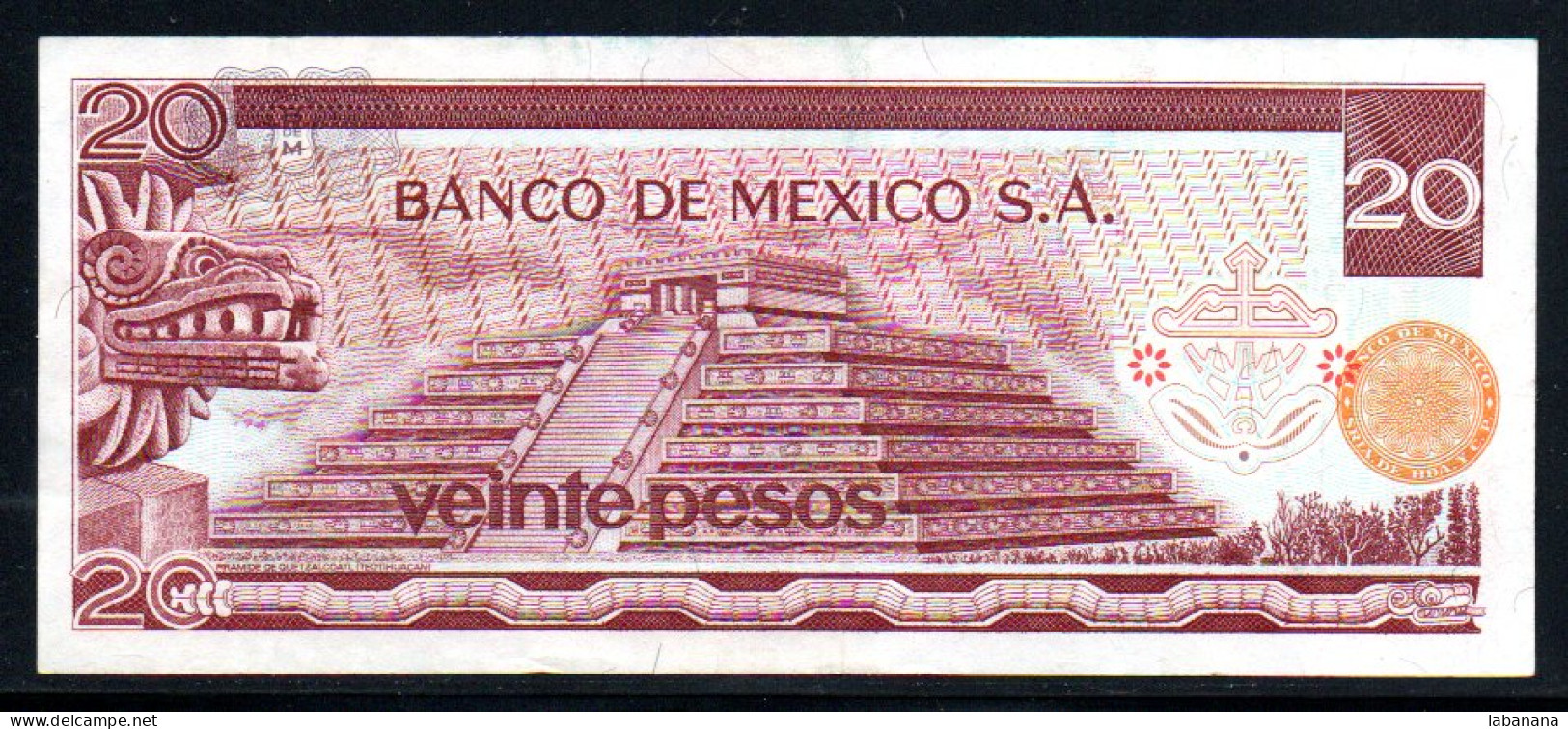 552-Mexique 20 Pesos 1973 AH H647 - Mexique