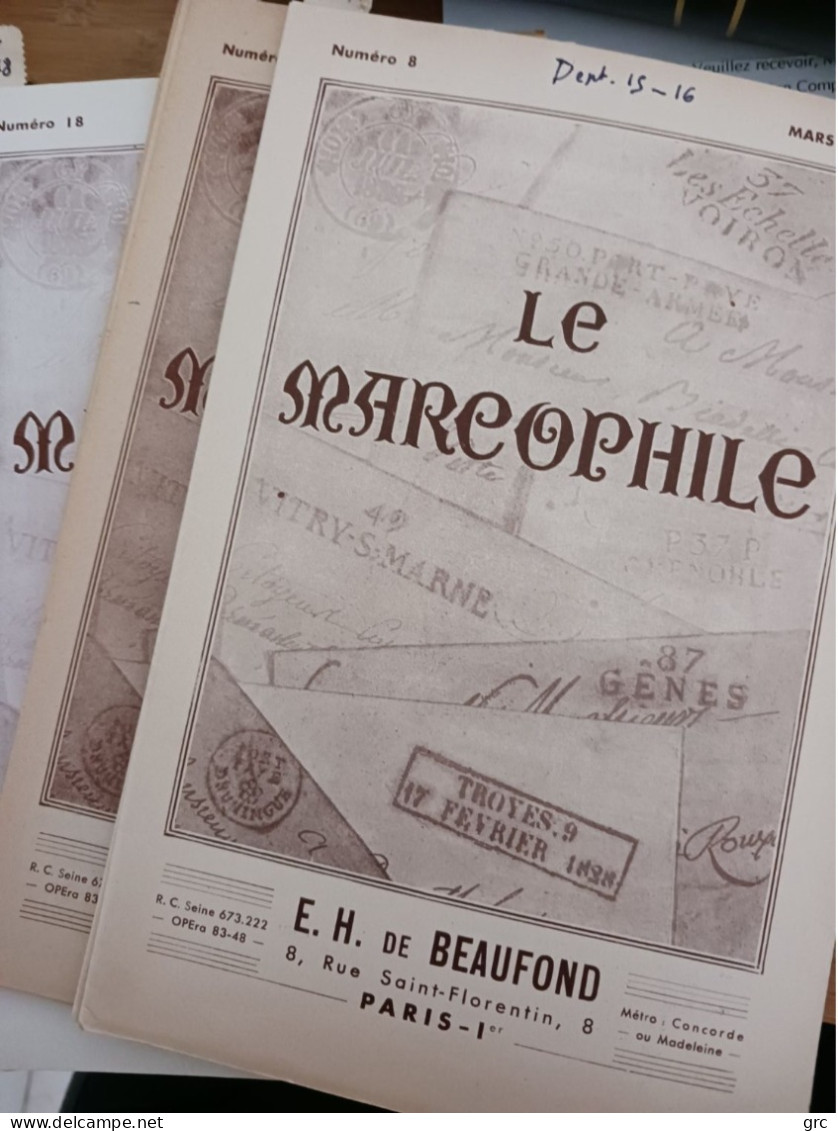 Collection Le Marcophile 76 Numeros - Handbooks
