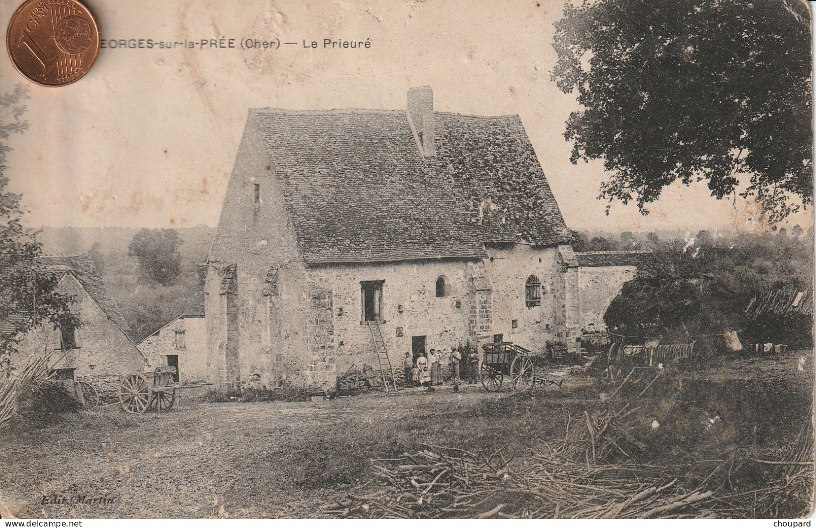 18  - Carte Postale Ancienne De   SAINT GEORGES SUR LA PREE    Le Prieuré - Neuilly Plaisance