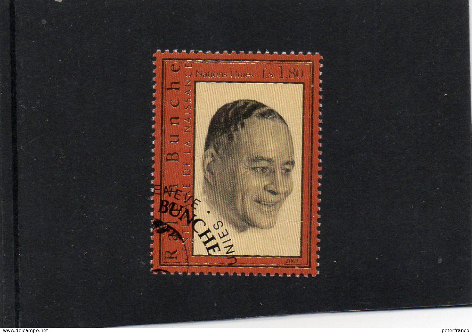 2003 Nazioni Unite - Ginevra  - Ralph Bunche - Used Stamps