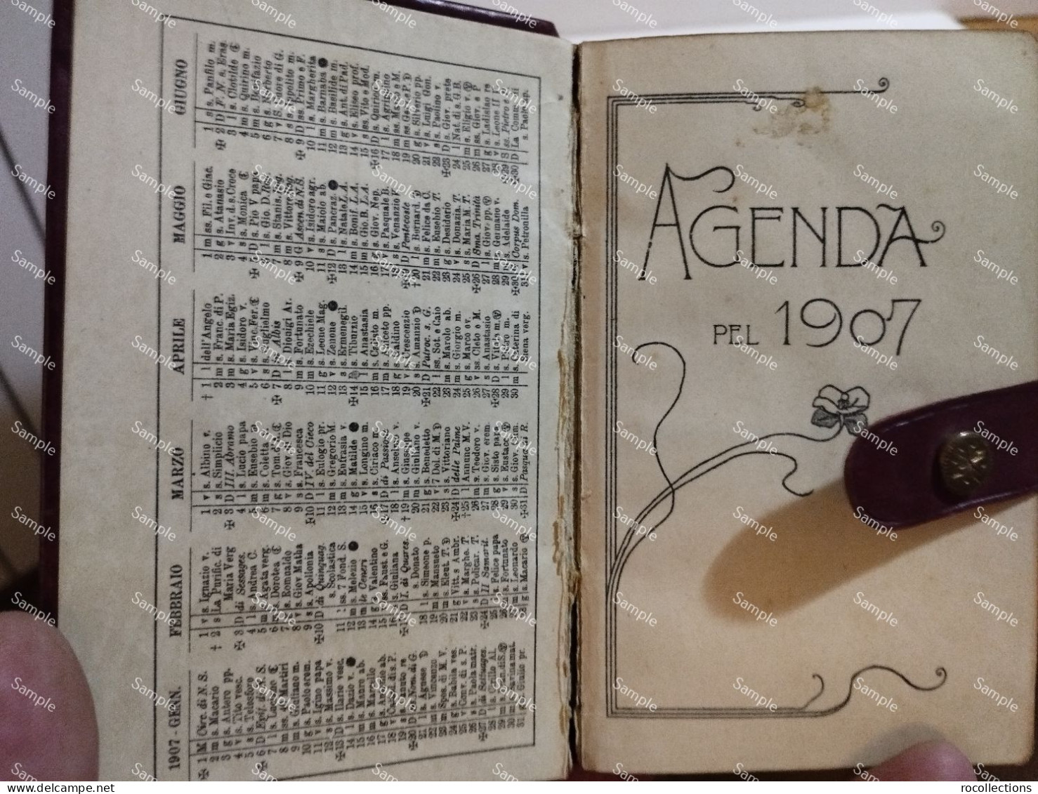 Italy Italia AGENDA 1907. - Autres Accessoires