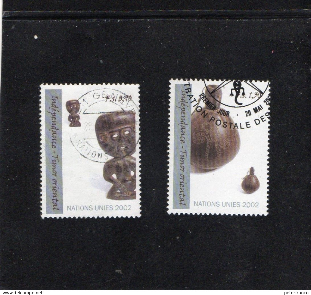 2002 Nazioni Unite - Ginevra - Indipendenza Di Timor Orientale - Used Stamps