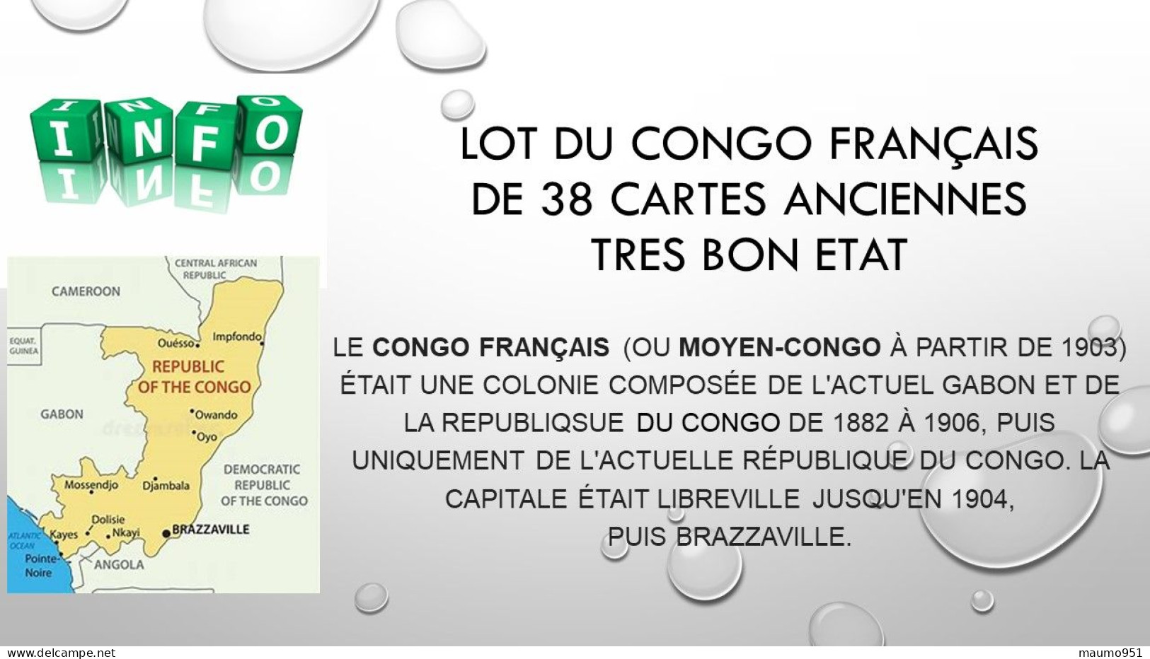 AFRIQUE CONGO FRANCAIS - Lot De 38 Cartes - Congo Français