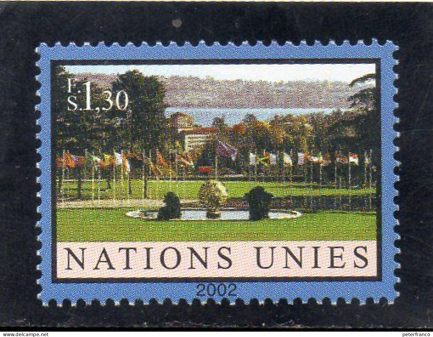 2002 Nazioni Unite - Ginevra - Ariana Park - Serie Ordinaria - Oblitérés