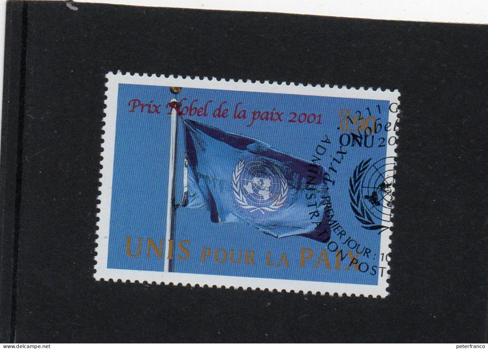 2001 Nazioni Unite - Ginevra - Kofi Anan Segretario Generale Dell'ONU - Used Stamps