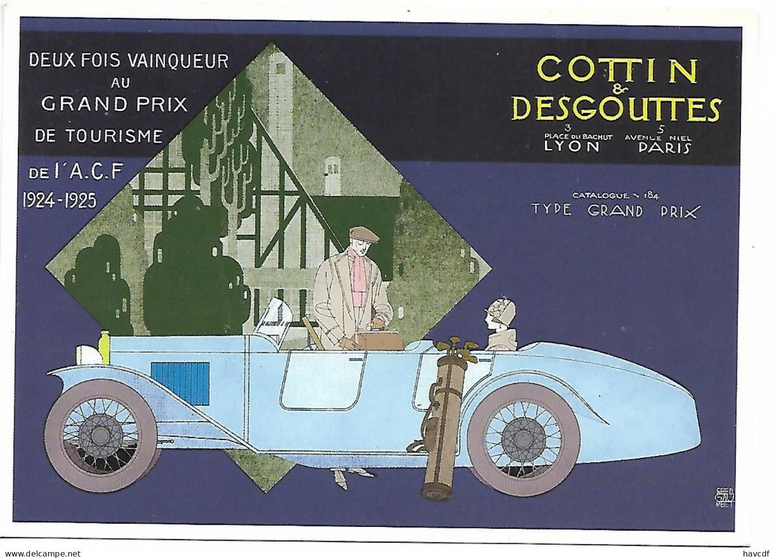 CPM - CENTENAIRE Editions - L'AUTOMOBILE  FRANCAISE - 44 -  COTTIN & DESGOUTTES, 0 LYON - Lyon 8