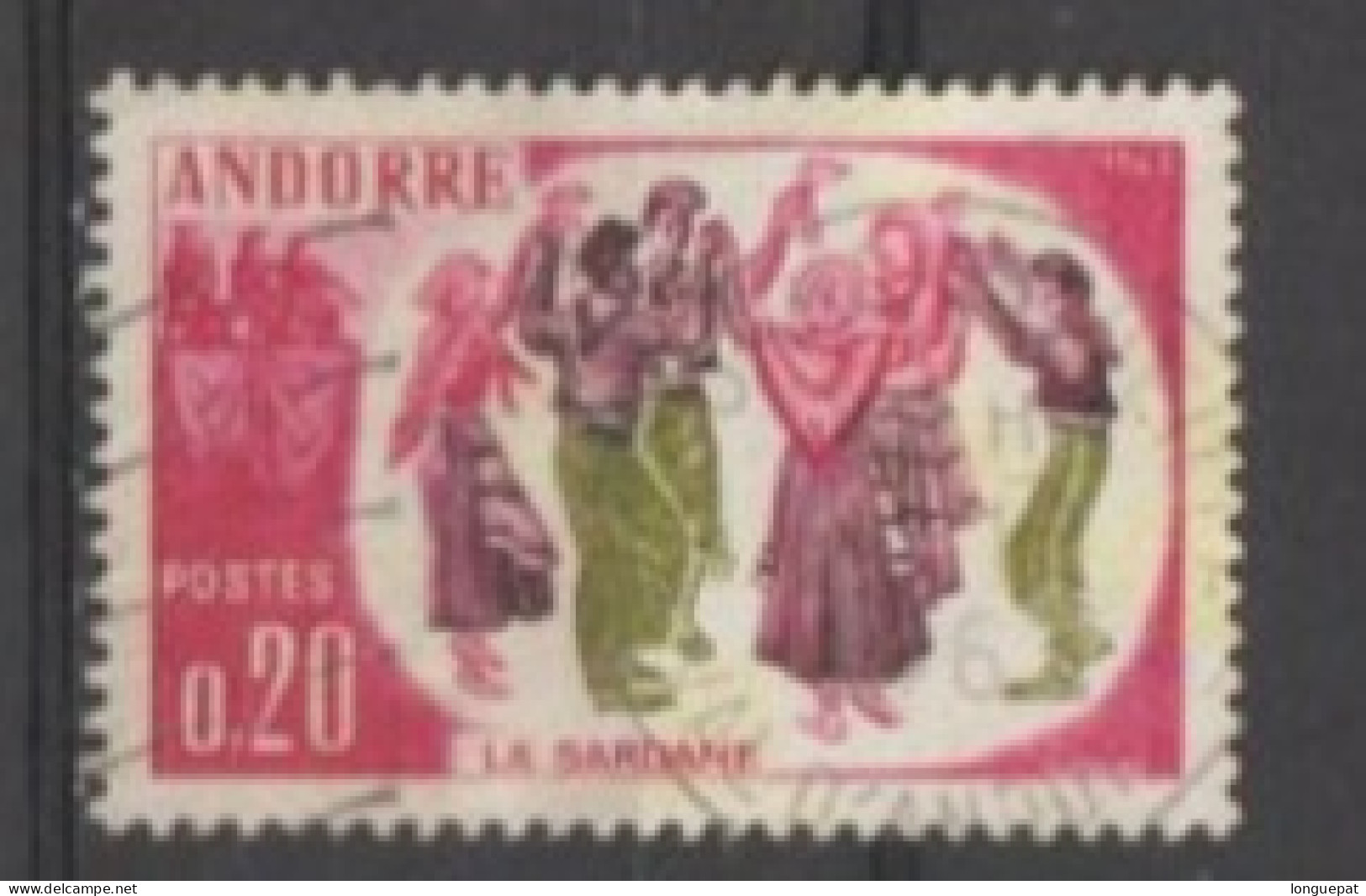 ANDORRE - Folklore Andorran - Danse : La Sardane - Used Stamps