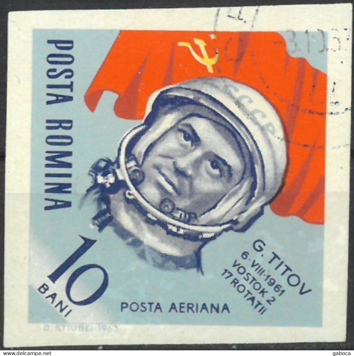 C4752 Space Spacetravel Astronaut Telecom Meteorology Satellite 1xSet+13xStamp Used Lot#580