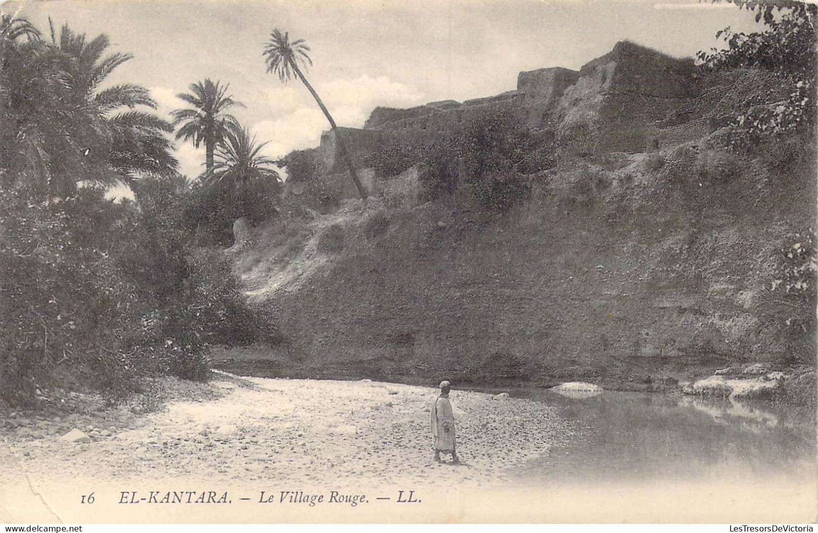 ALGERIE - El-Kantara - Le Village Rouge - Carte Postale Ancienne - Autres & Non Classés