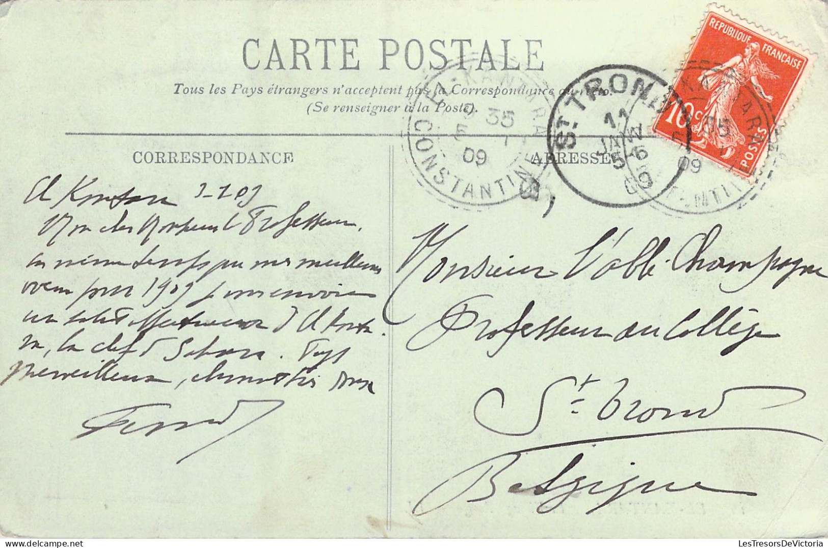ALGERIE - El-Kantara - Le Village Rouge - Carte Postale Ancienne - Other & Unclassified