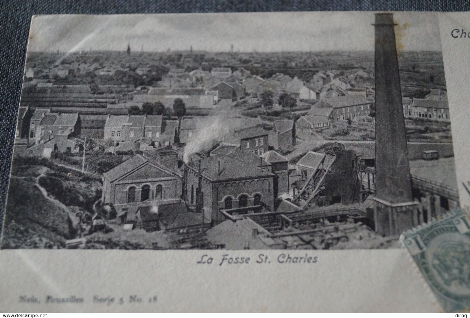 RARE,Mine,mineurs,Fosse Saint-Charles,1901, Pour Collection - Charleroi