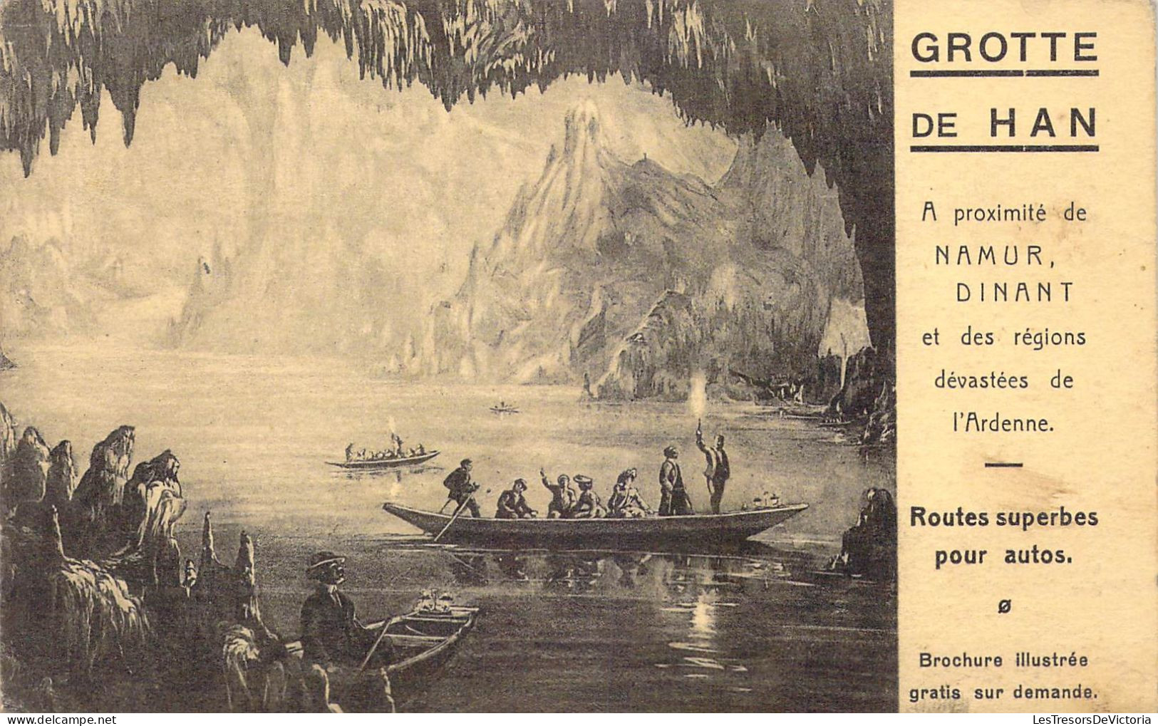 BELGIQUE - Rochefort - Grotte De Han - A Proximité De Namur, Dinant - Carte Postale Ancienne - Rochefort