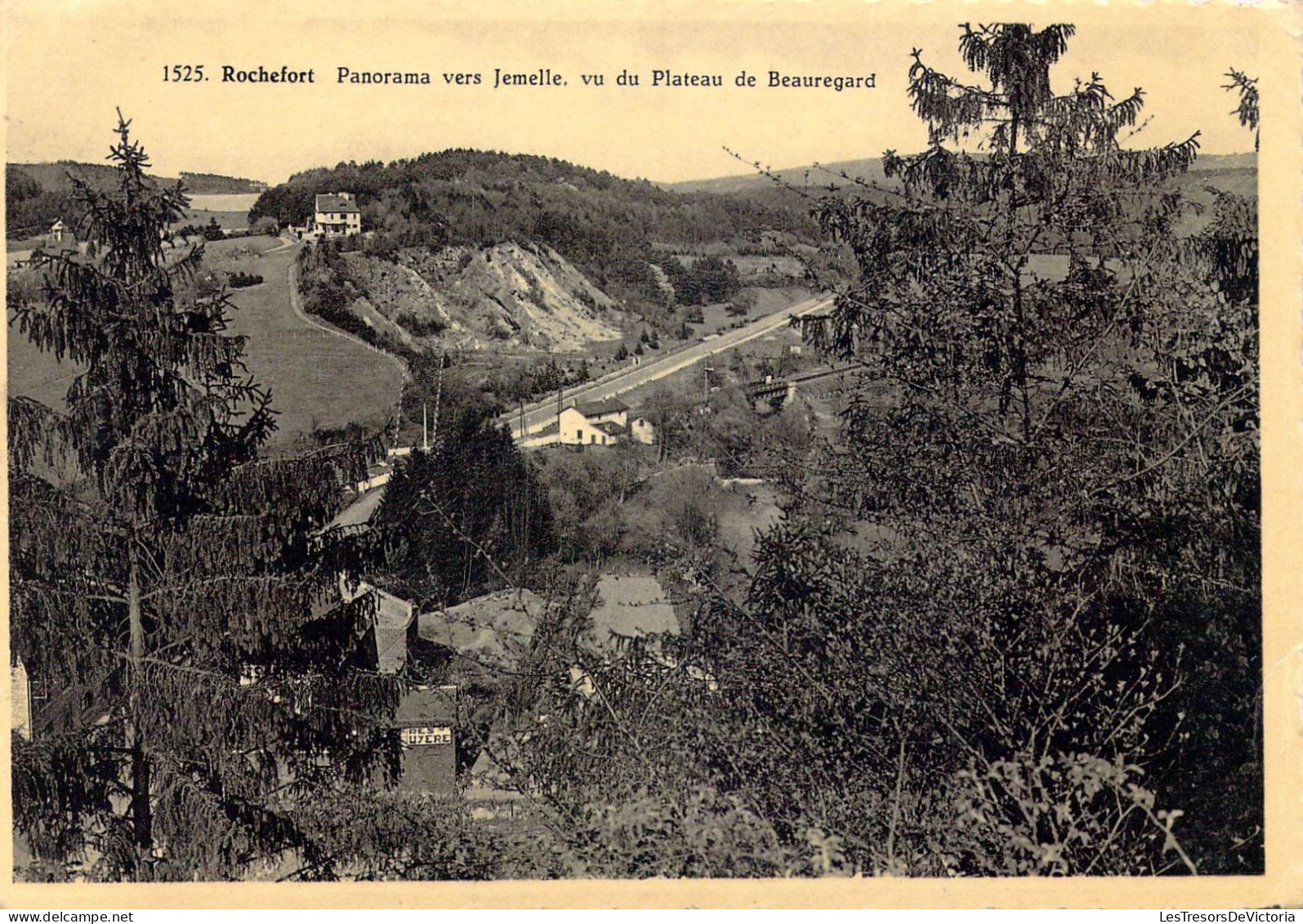 BELGIQUE - Rochefort - Panorama Vers Jemelle, Vu Du Plateau De Beauregard - Carte Postale Ancienne - Rochefort