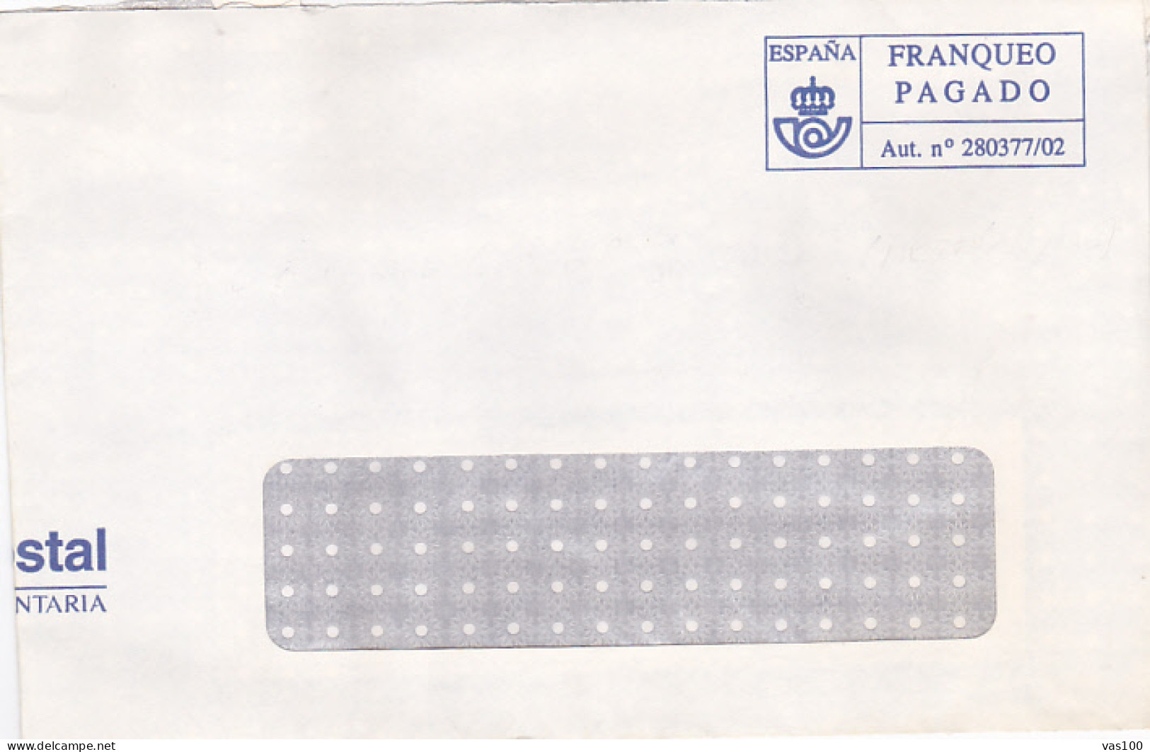 PREPAID COVER, 2002, SPAIN - Lettres & Documents