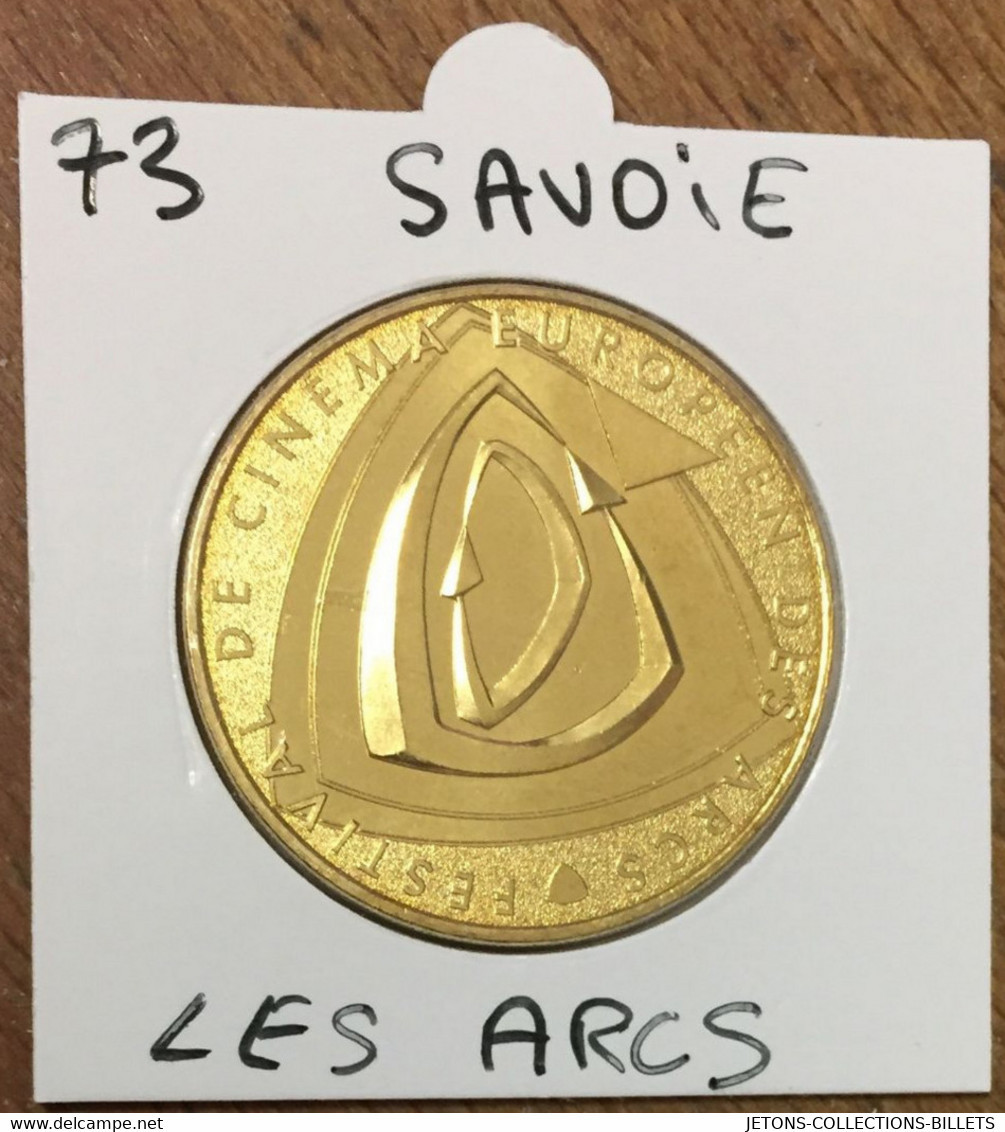 73 LES ARCS CINEMA 2017 MDP MINI MÉDAILLE SOUVENIR MONNAIE DE PARIS JETON TOURISTIQUE TOKENS MEDALS COINS - 2017