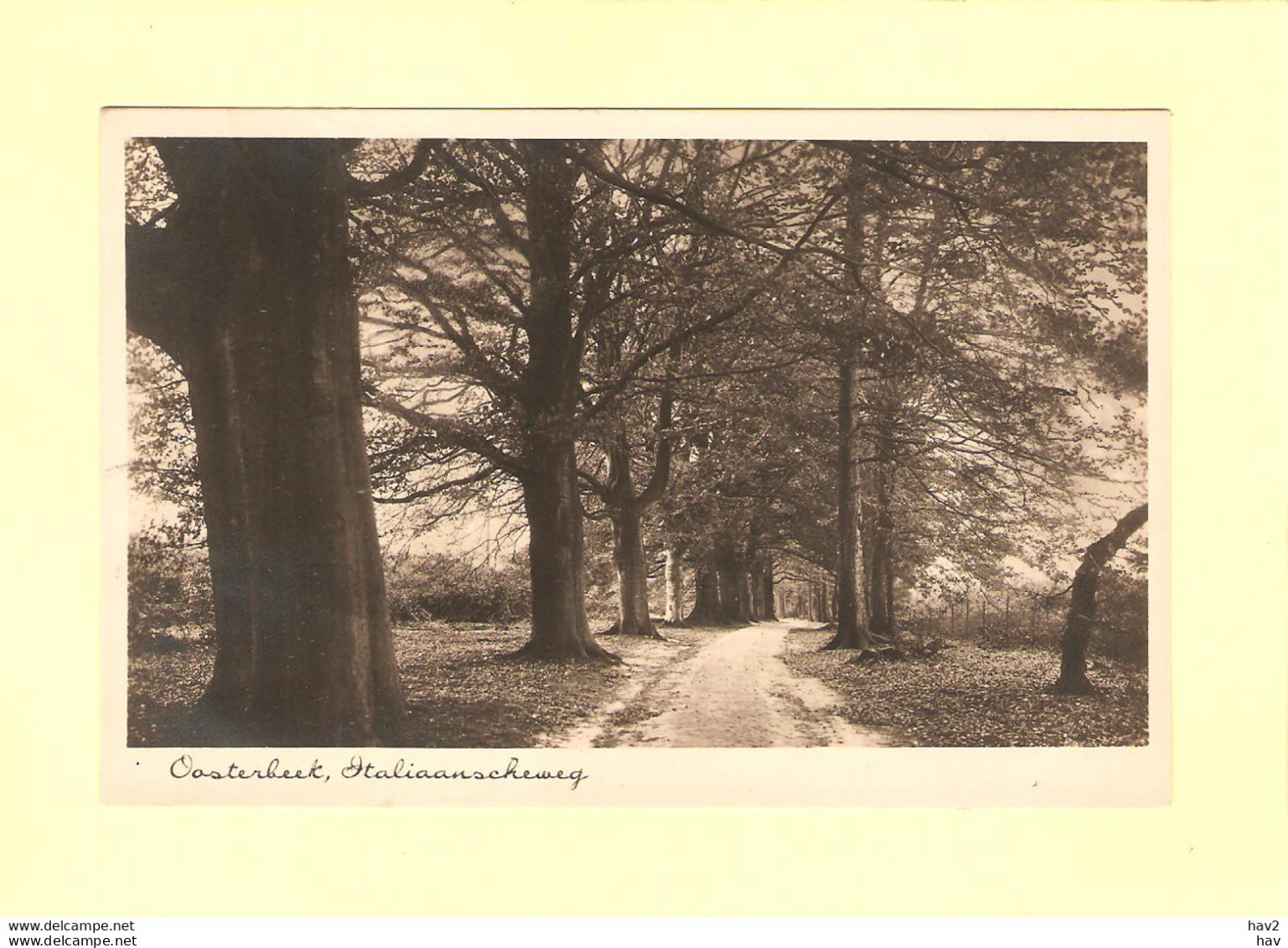 Oosterbeek Italiaanscheweg 1934 RY39328 - Oosterbeek