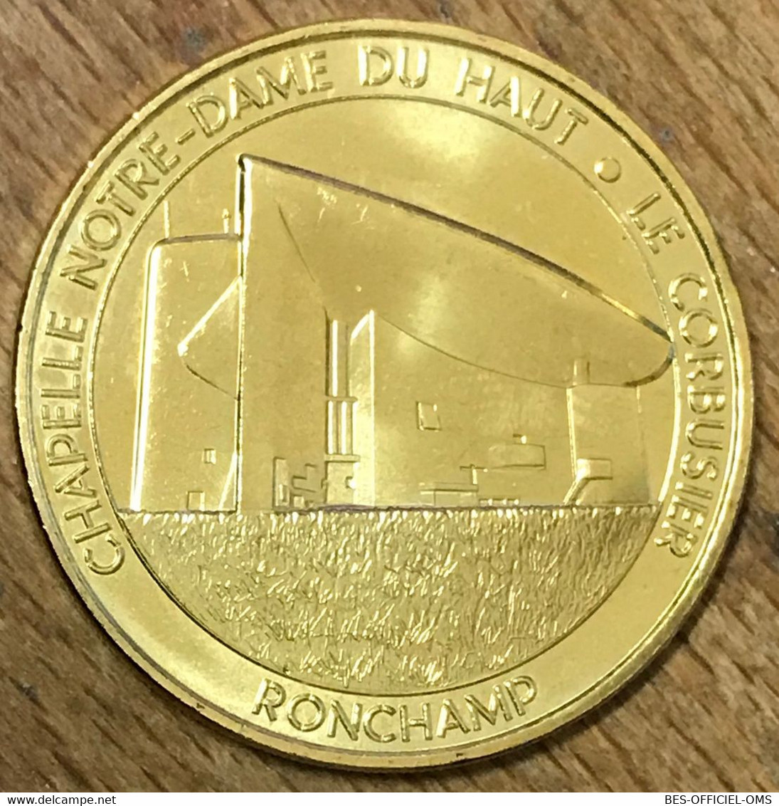 70 RONCHAMP CHAPELLE NOTRE-DAME DU HAUT MDP 2020 MÉDAILLE SOUVENIR MONNAIE DE PARIS JETON TOURISTIQUE MEDALS COIN TOKENS - 2020