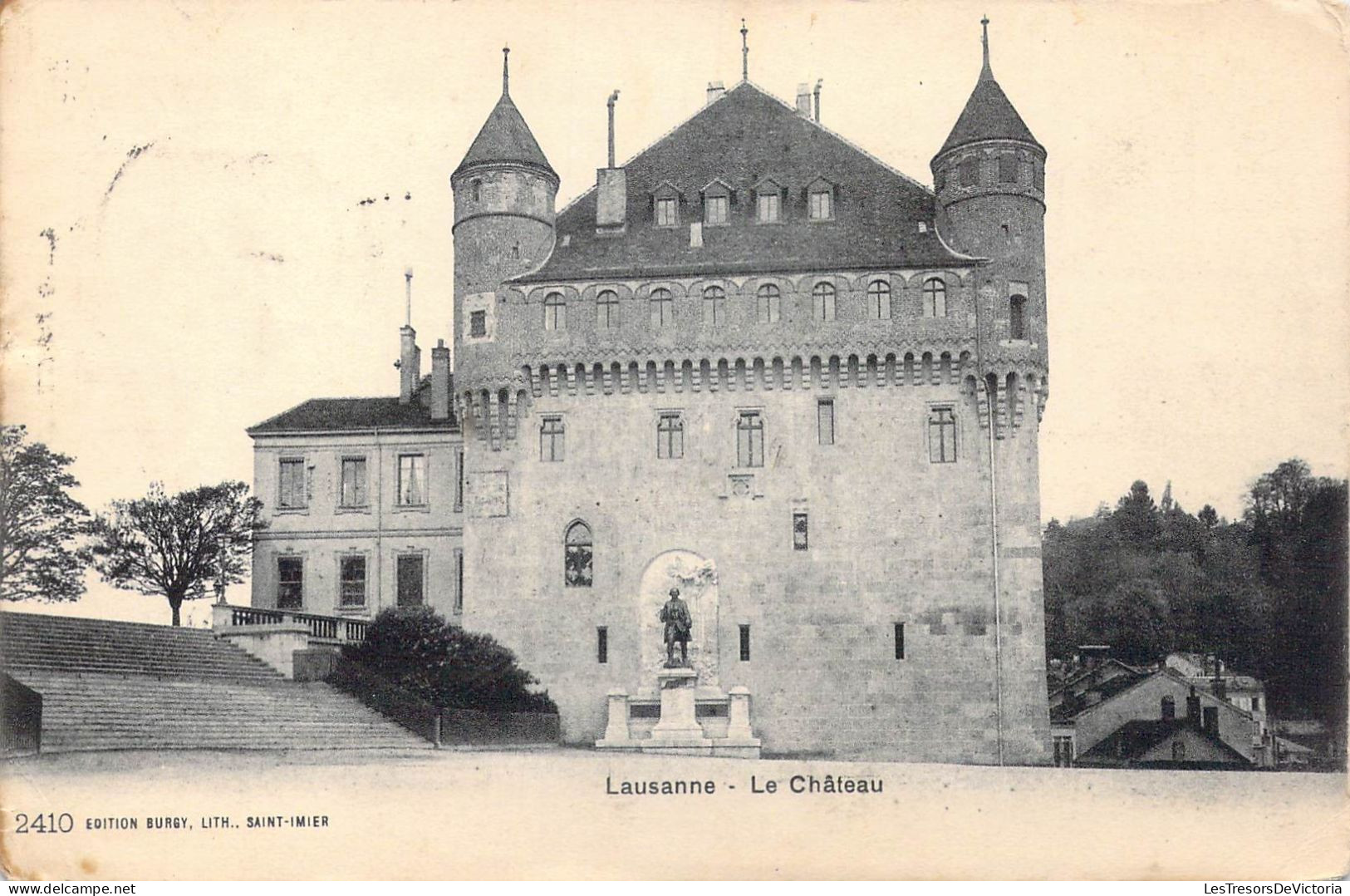 SUISSE - Lausanne - Le Château - Carte Postale Ancienne - Lausanne