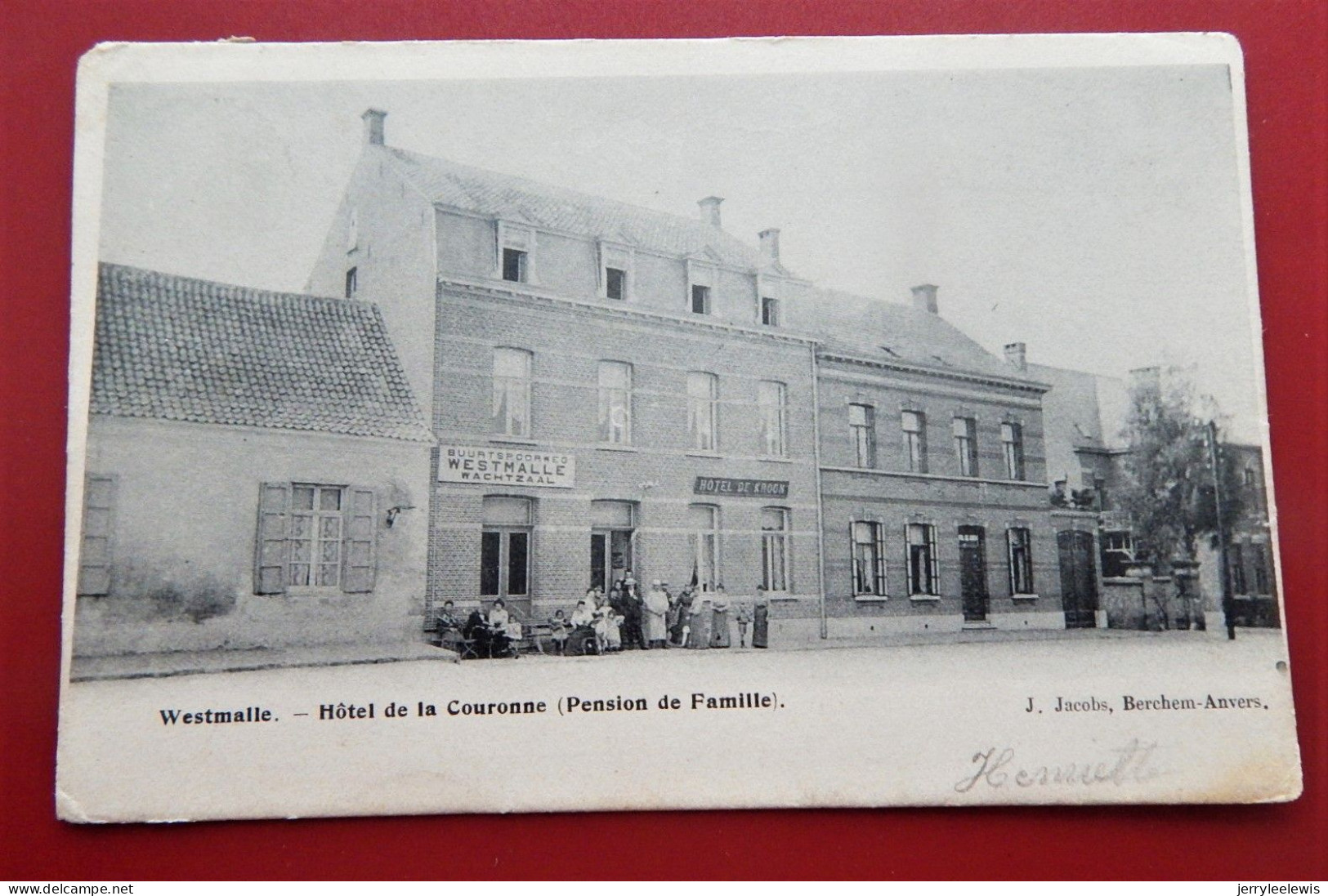 WESTMALLE  - Hôtel De La Couronne (Pension De Famille)  - - Malle