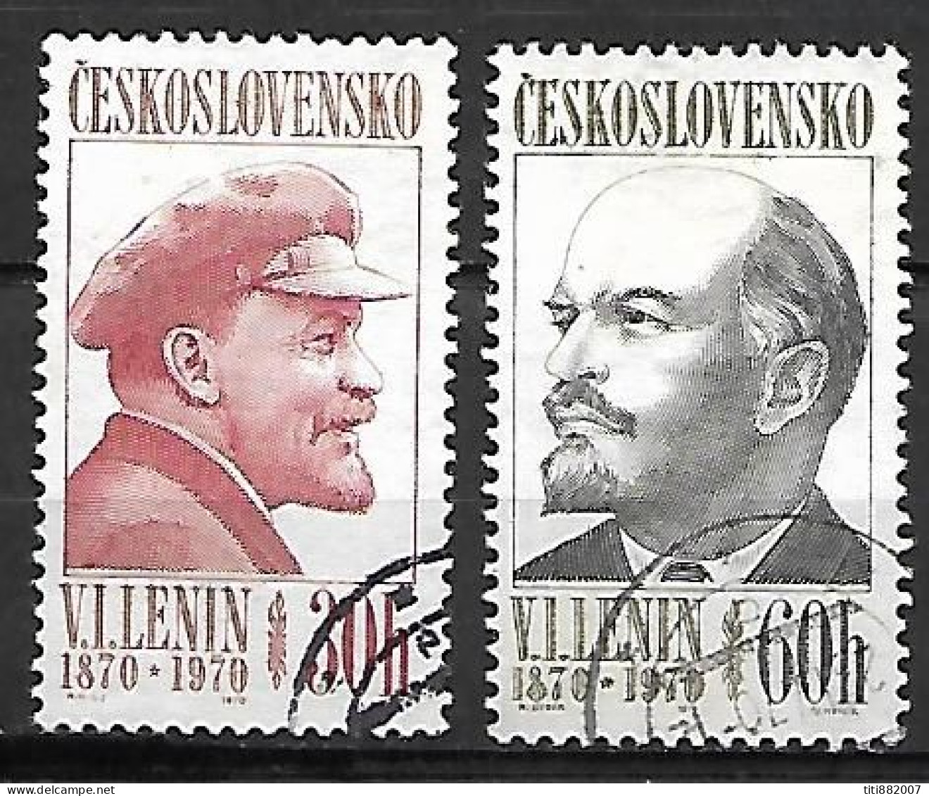 TCHECOSLOVAQUIE    -     LENINE    -    Oblitérés - Lenin