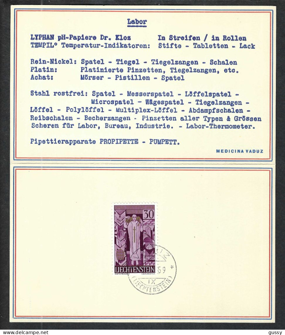 LIECHTENSTEIN 1994: Encart De Vaduz - Lettres & Documents