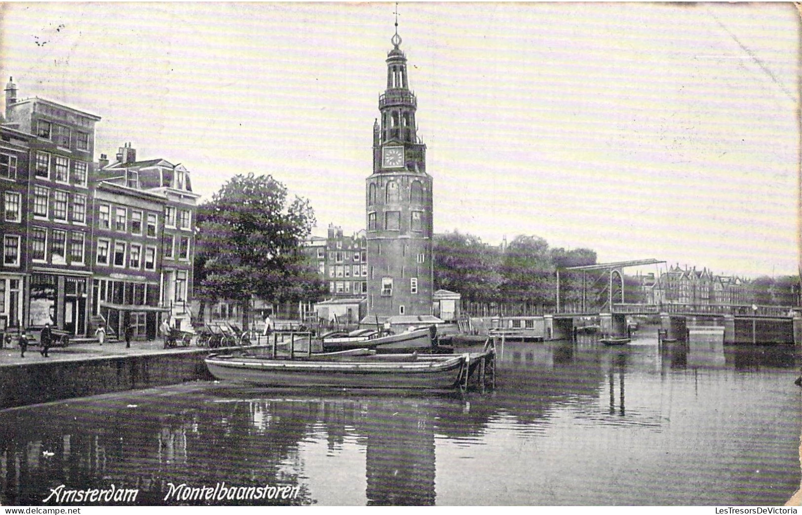 PAYS-BAS - Amsterdam - Montelbaanstoren - Carte Postale Ancienne - Amsterdam