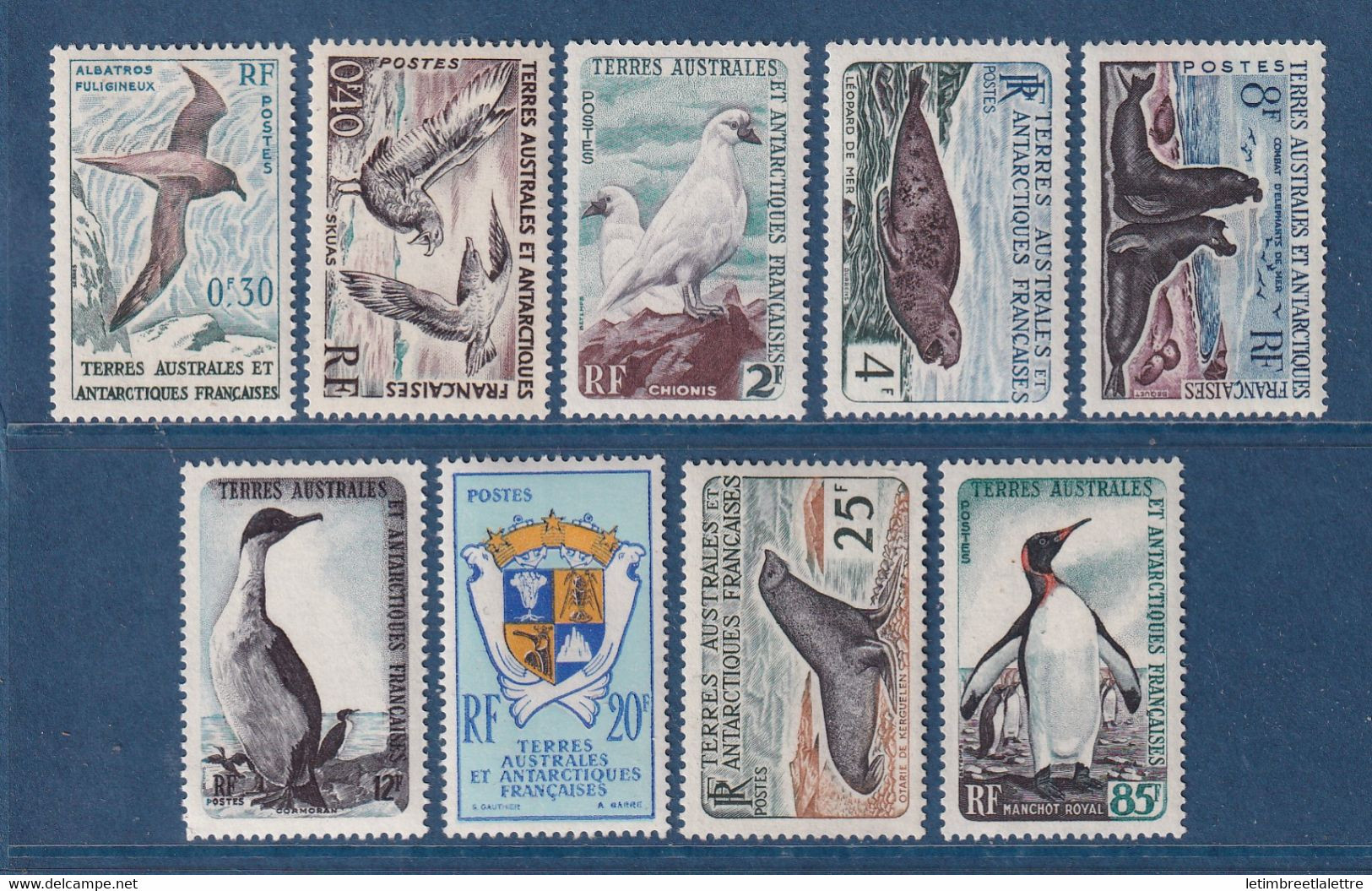 TAAF - YT N° 12 à 17 ** - Neuf Sans Charnière - 1959 à 1963 - Unused Stamps