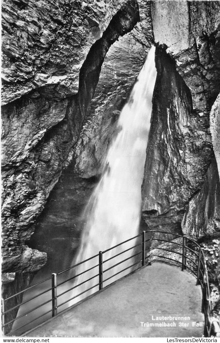 SUISSE - Lauterbrunnen - Trummelbach 3ter Fall - Carte Postale Ancienne - Lauterbrunnen