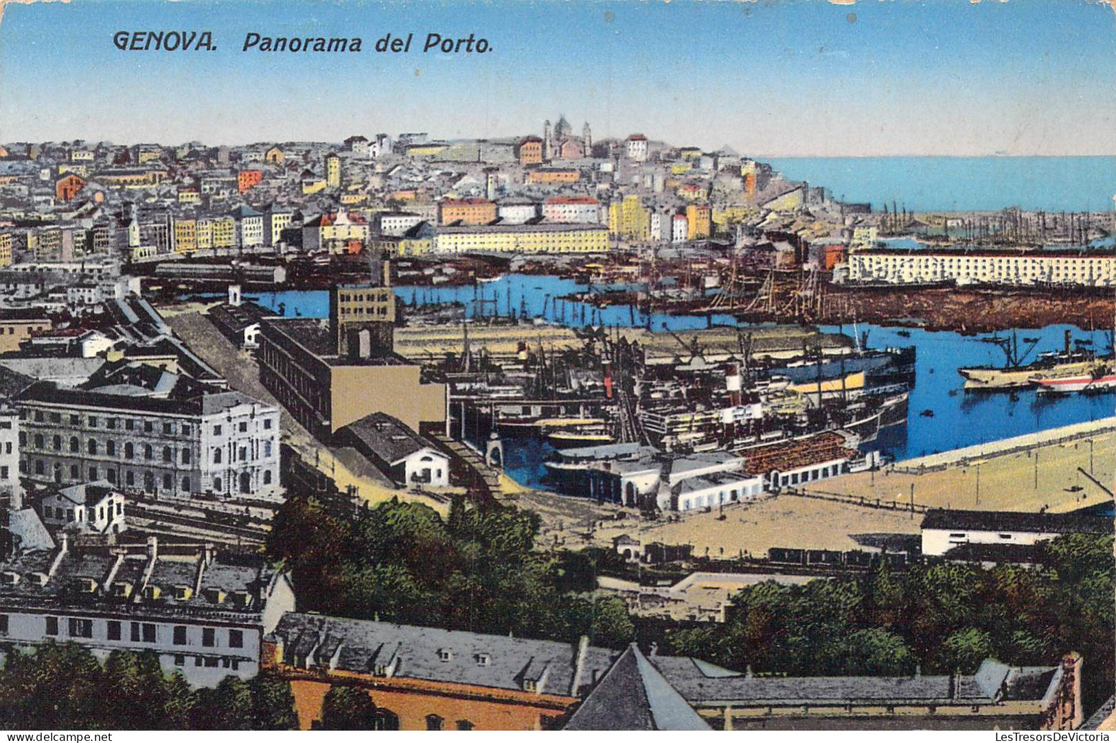 ITALIE - Genova - Panorama Del Porto - Carte Postale Ancienne - Genova (Genoa)