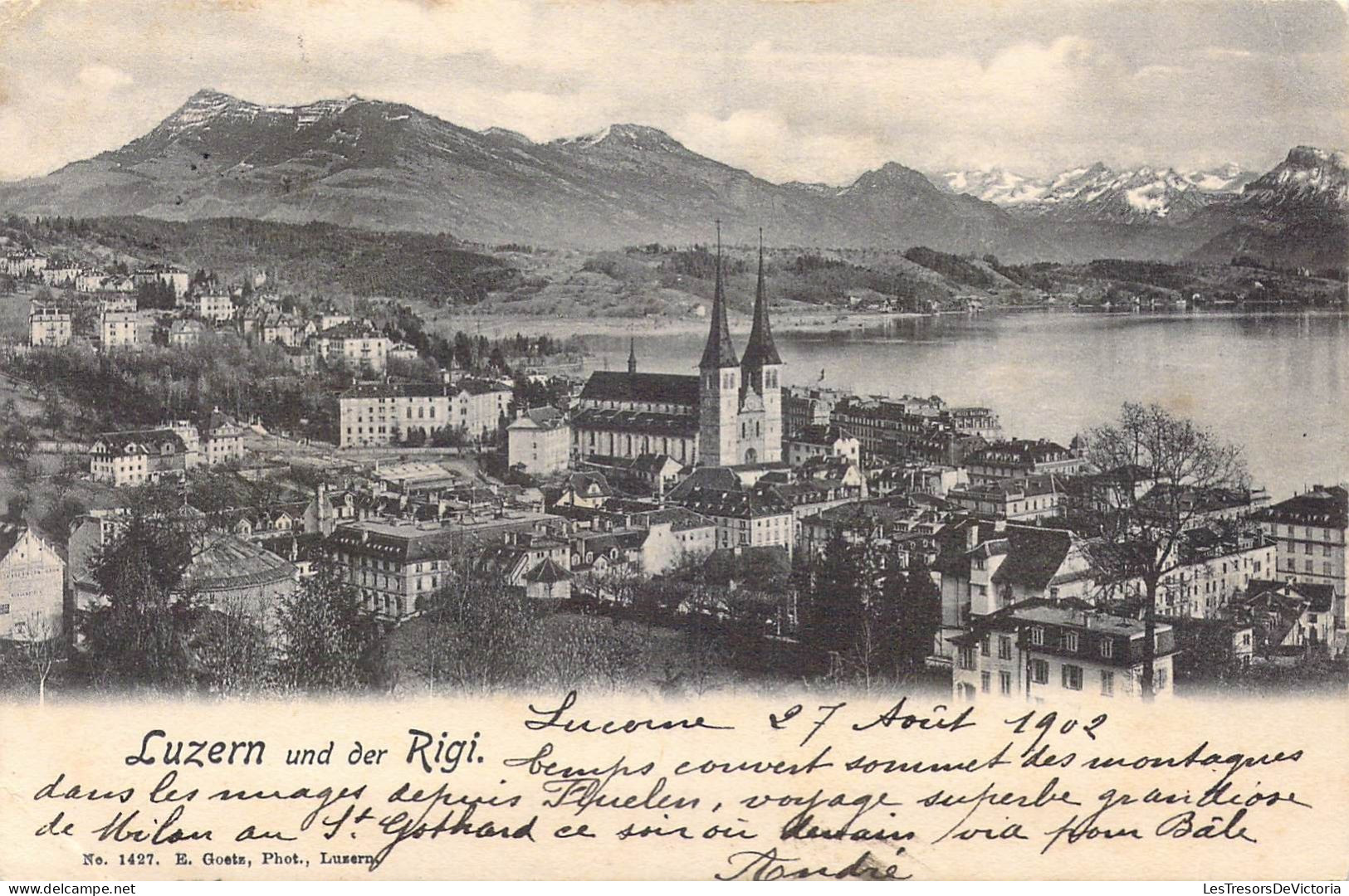 SUISSE - Luzern Und Der Rigi - Carte Postale Ancienne - Luzern