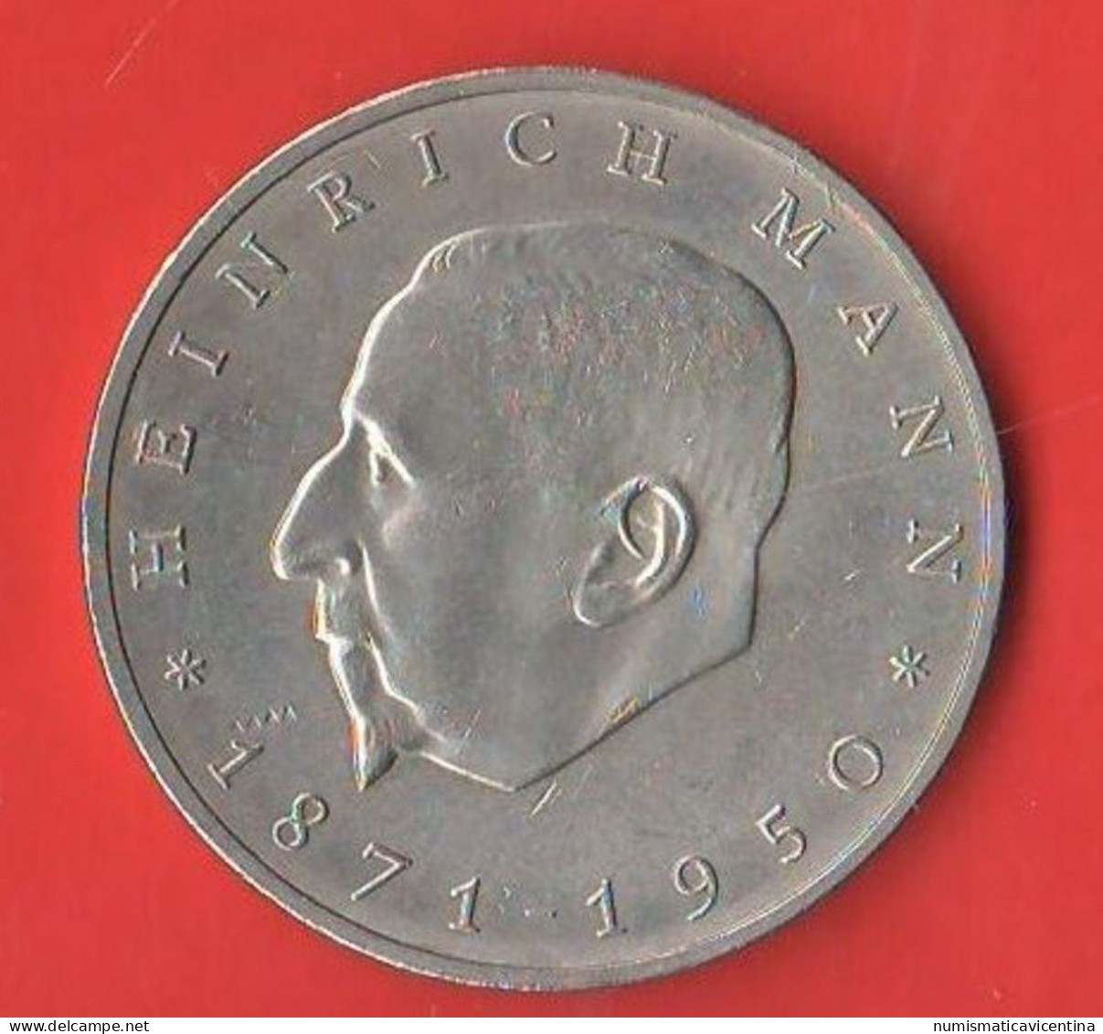 Germania DDR 20 Mark Germany 1971 Birth H. Mann Nickel Coin - Altri & Non Classificati