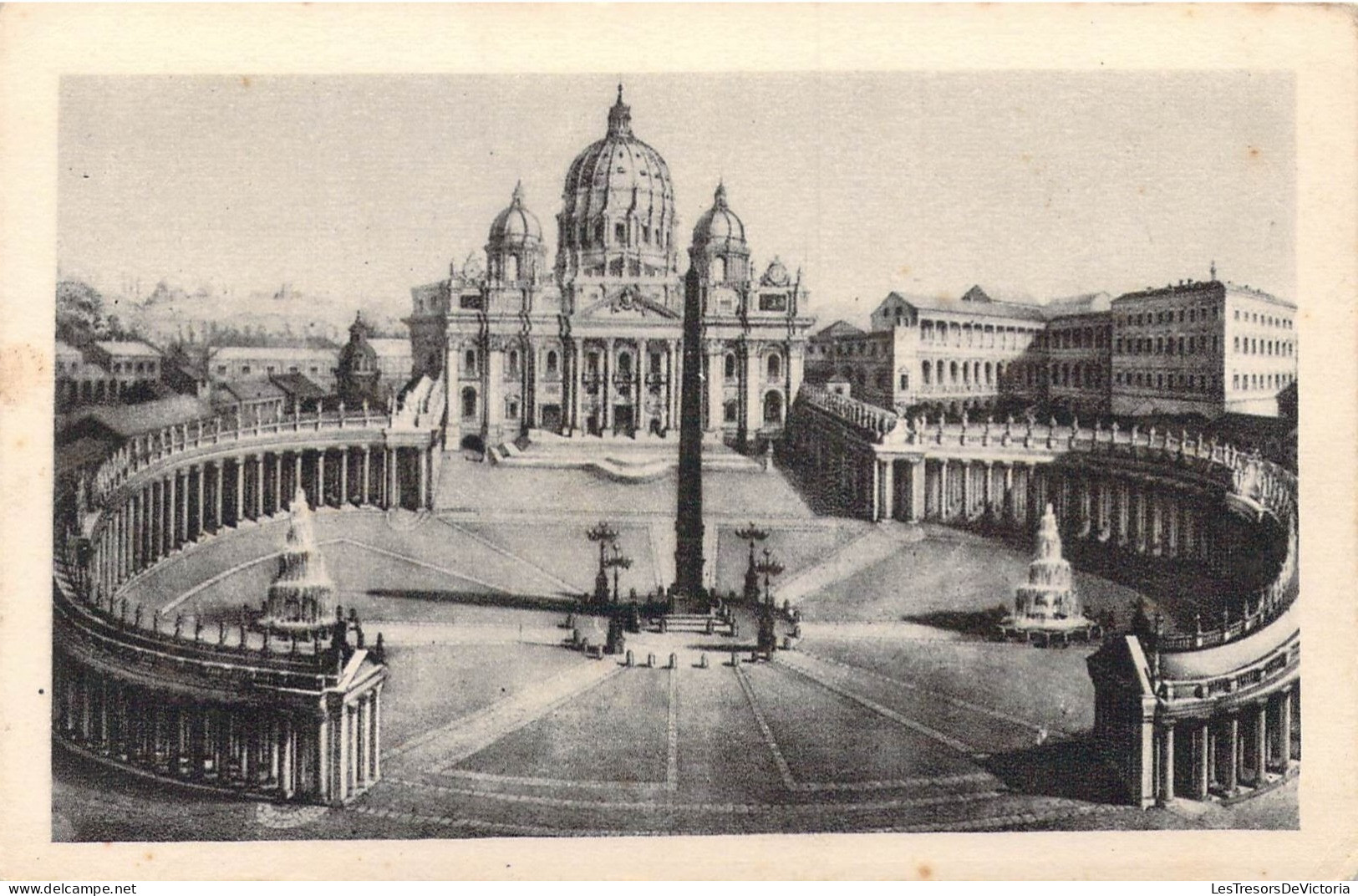 ITALIE - Roma - Piazza E Basilica Di S. Pietro - Carte Postale Ancienne - Plaatsen & Squares