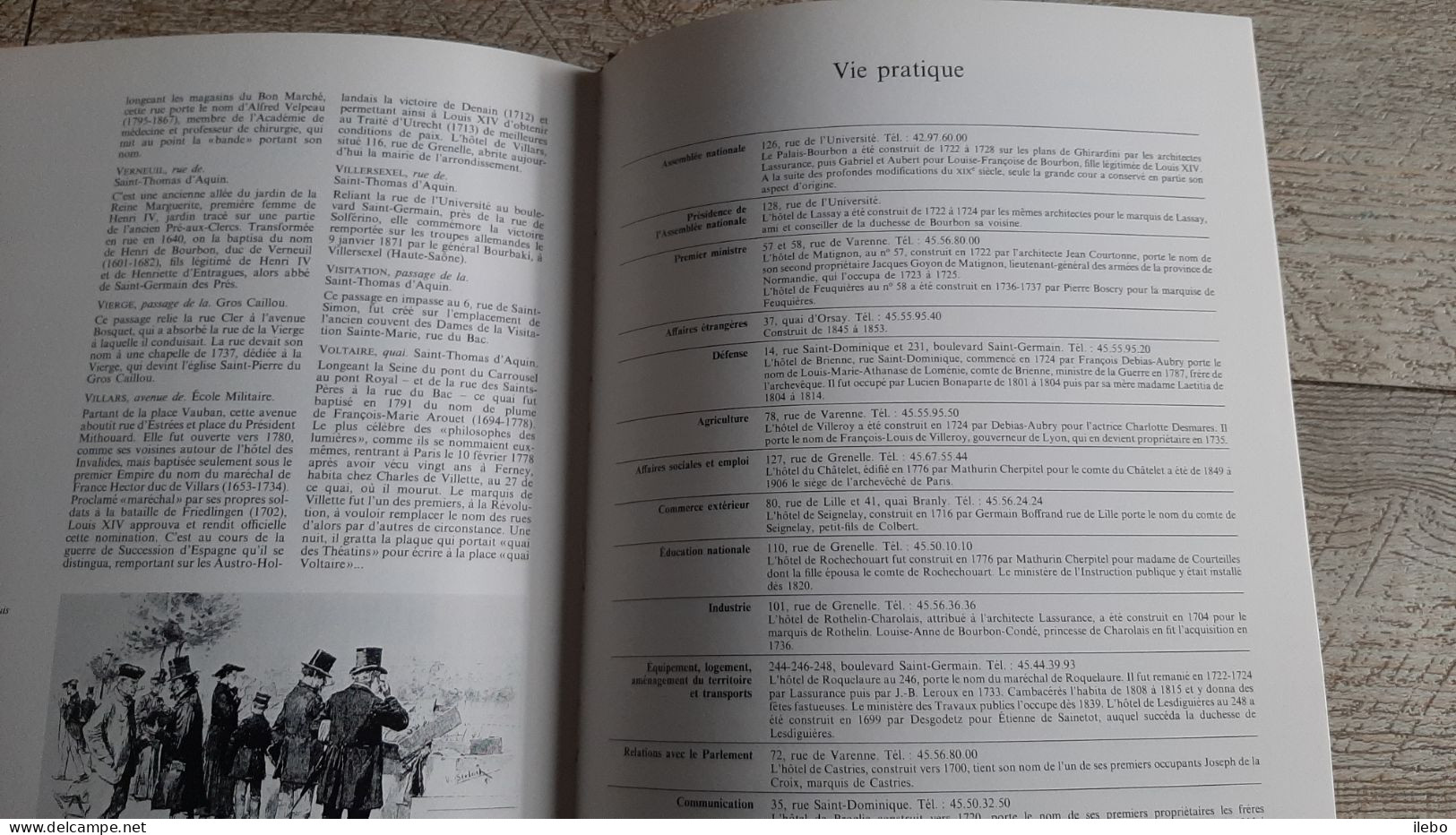Vie Et Histoire Du VIIe Arrondissement De Paris Anecdotes Curiosités Rues 1986 - Parigi