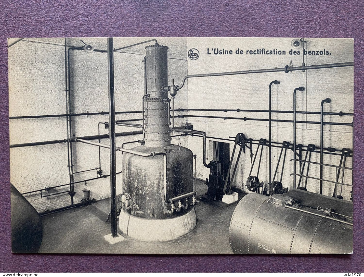 Houdeng-Aimeries Charbonnages Du Bois-du-Luc   L'Usine De Rectification Des Benzols - La Louvière