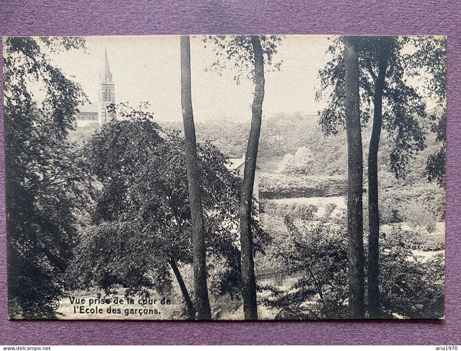 Houdeng-Aimeries Charbonnages Du Bois-du-Luc   Vue Prise De La Cour De L'Ecole Des Garçons - La Louvière