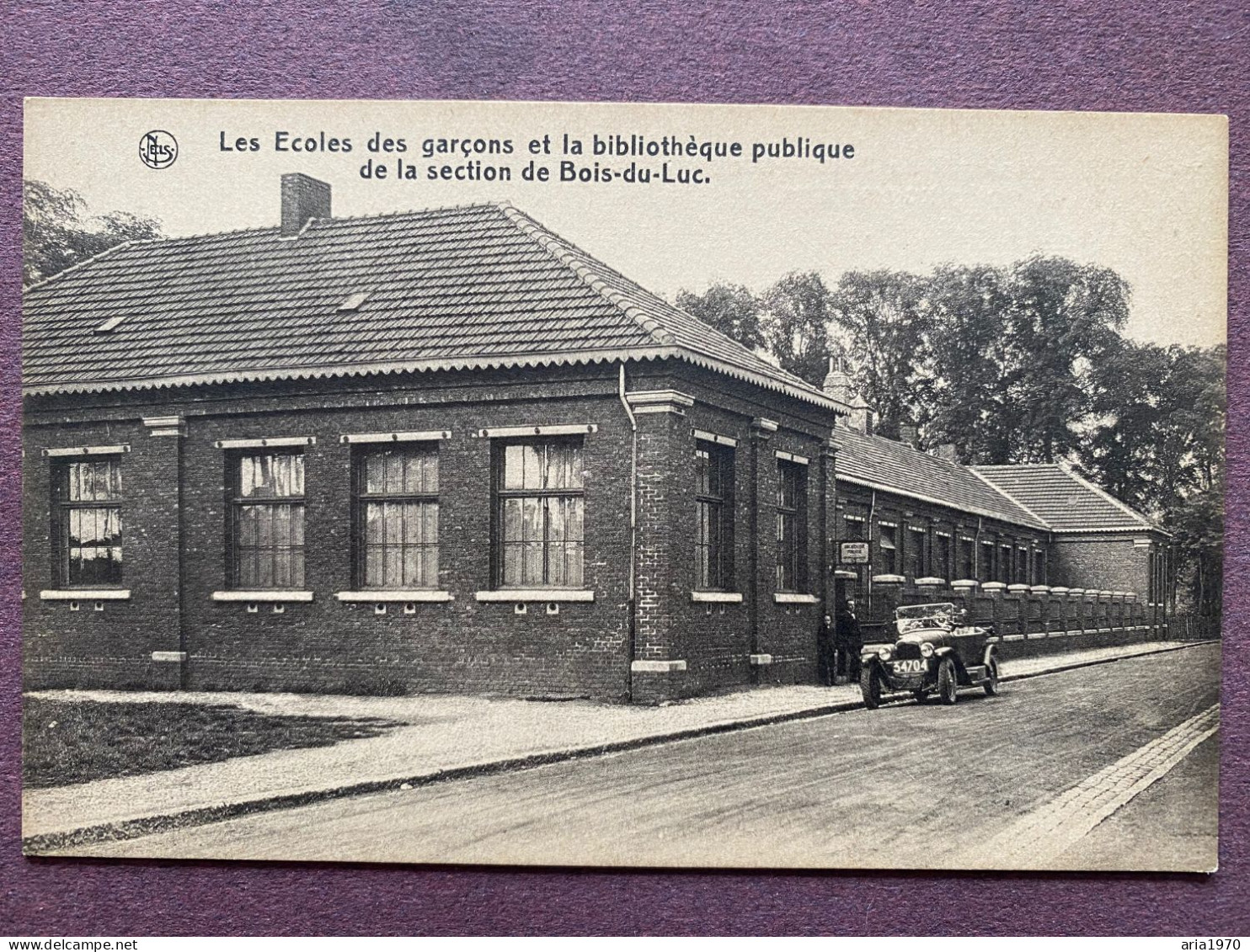 Houdeng-Aimeries Charbonnages Du Bois-du-Luc   Les Ecoles Des Garçons Et La Bibliothèque - La Louvière