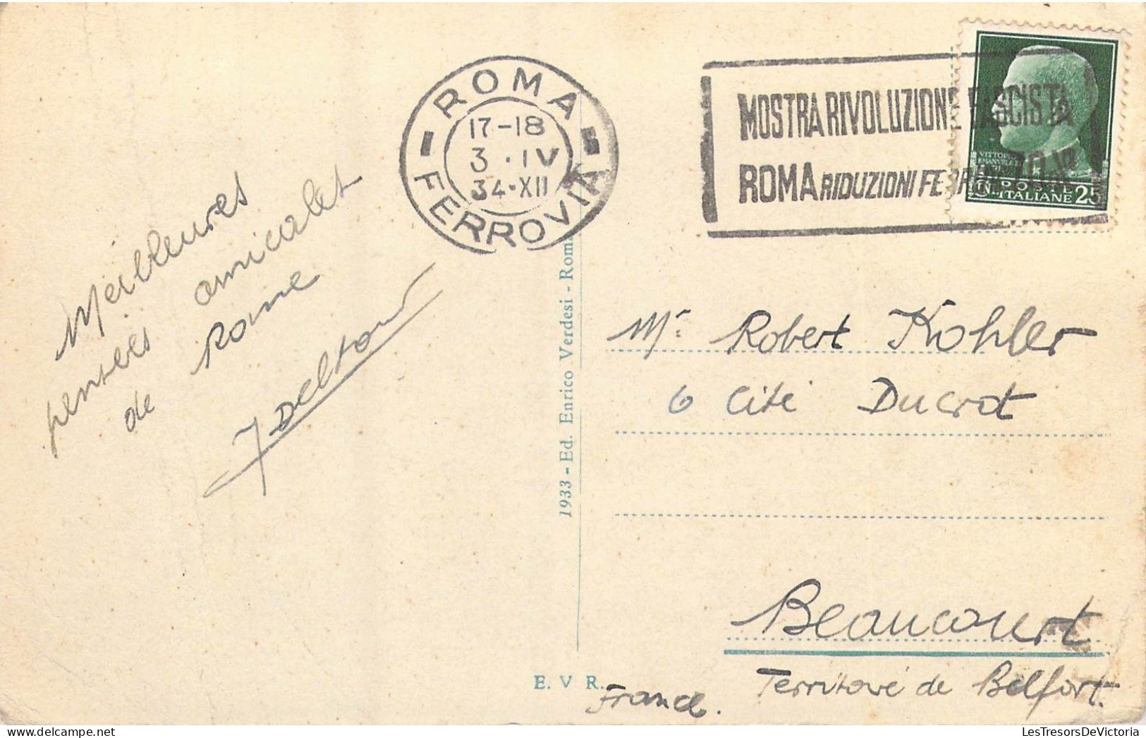 ITALIE - Roma - Citta Del Vaticano - Palazzo Del Governatore - Carte Postale Ancienne - Sonstige & Ohne Zuordnung