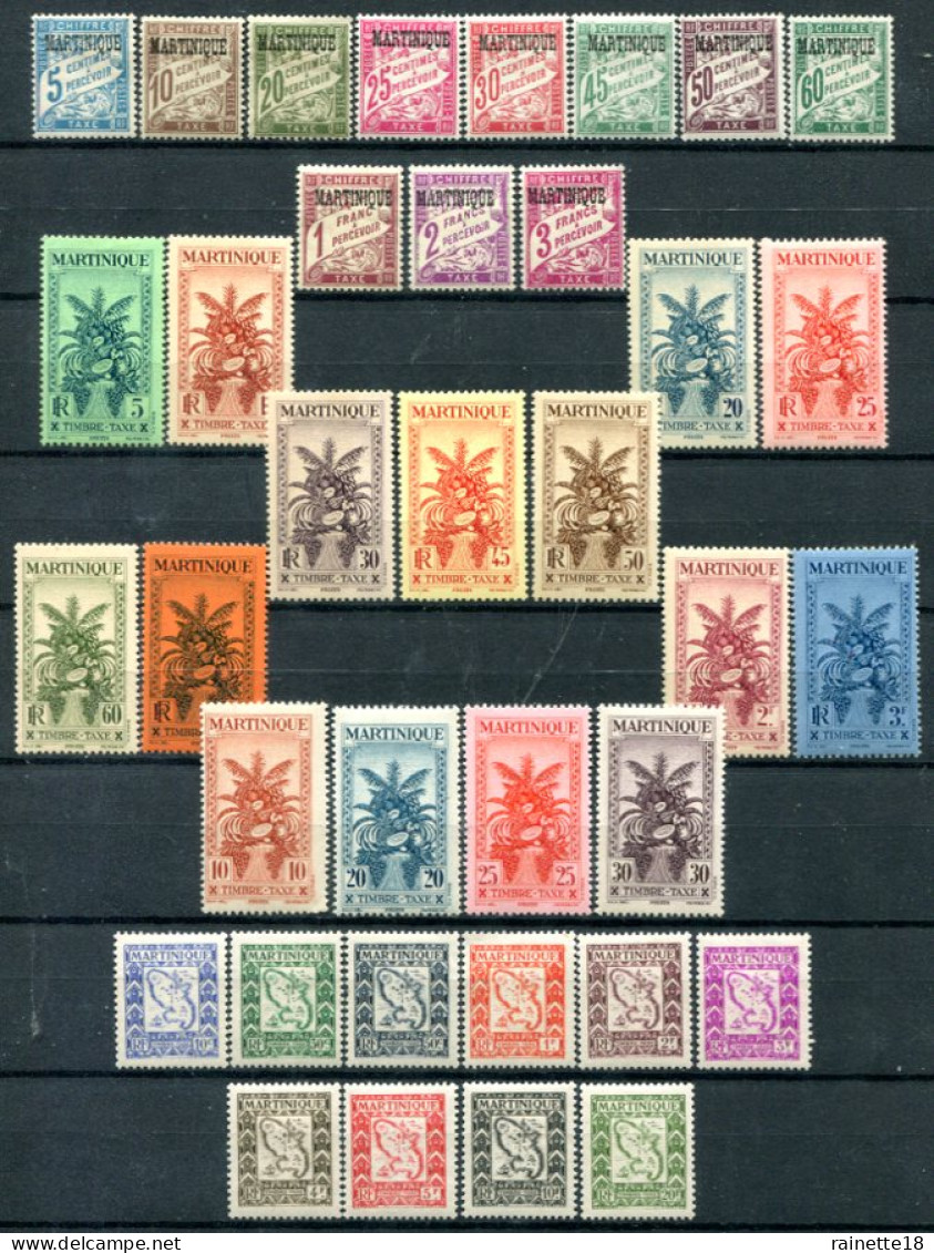 Martinique             Taxes      1/36 * - Timbres-taxe