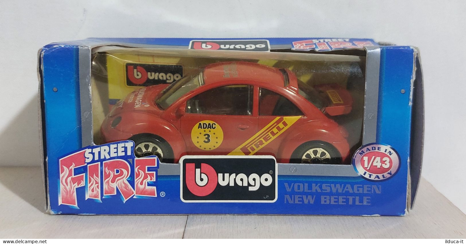 I116178 BURAGO 1/43 Serie Street Fire - Volkswagen New Beetle - Box - Burago