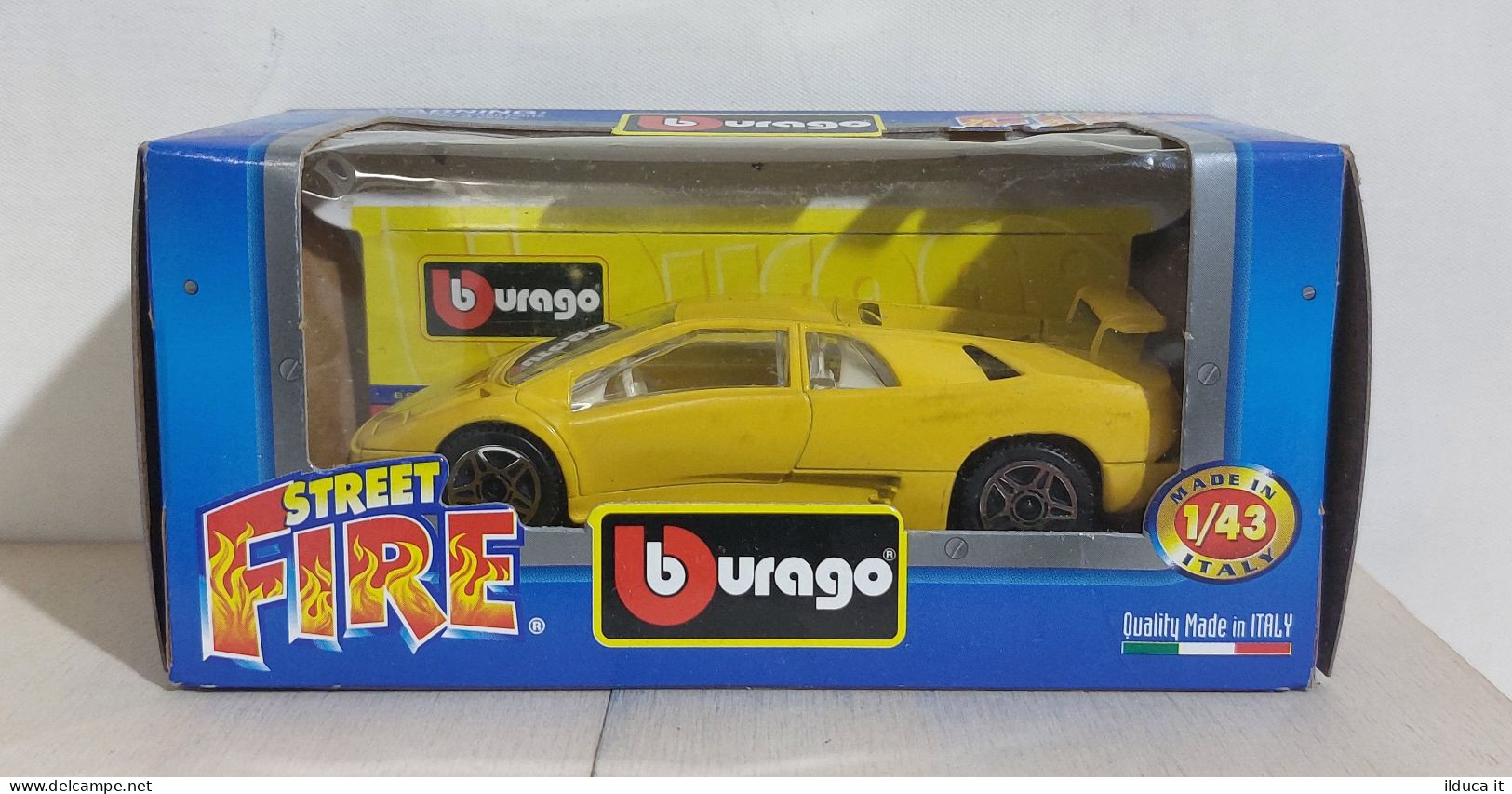 I116182 BURAGO 1/43 Serie Street Fire - Lamborghini Diablo - Box - Burago