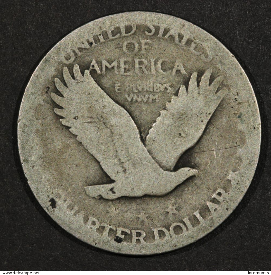 Etats-Unis / USA, Standing Liberty, Quarter Dollar, 1926, Argent (Silver), KM#145 - 1916-1930: Standing Liberty